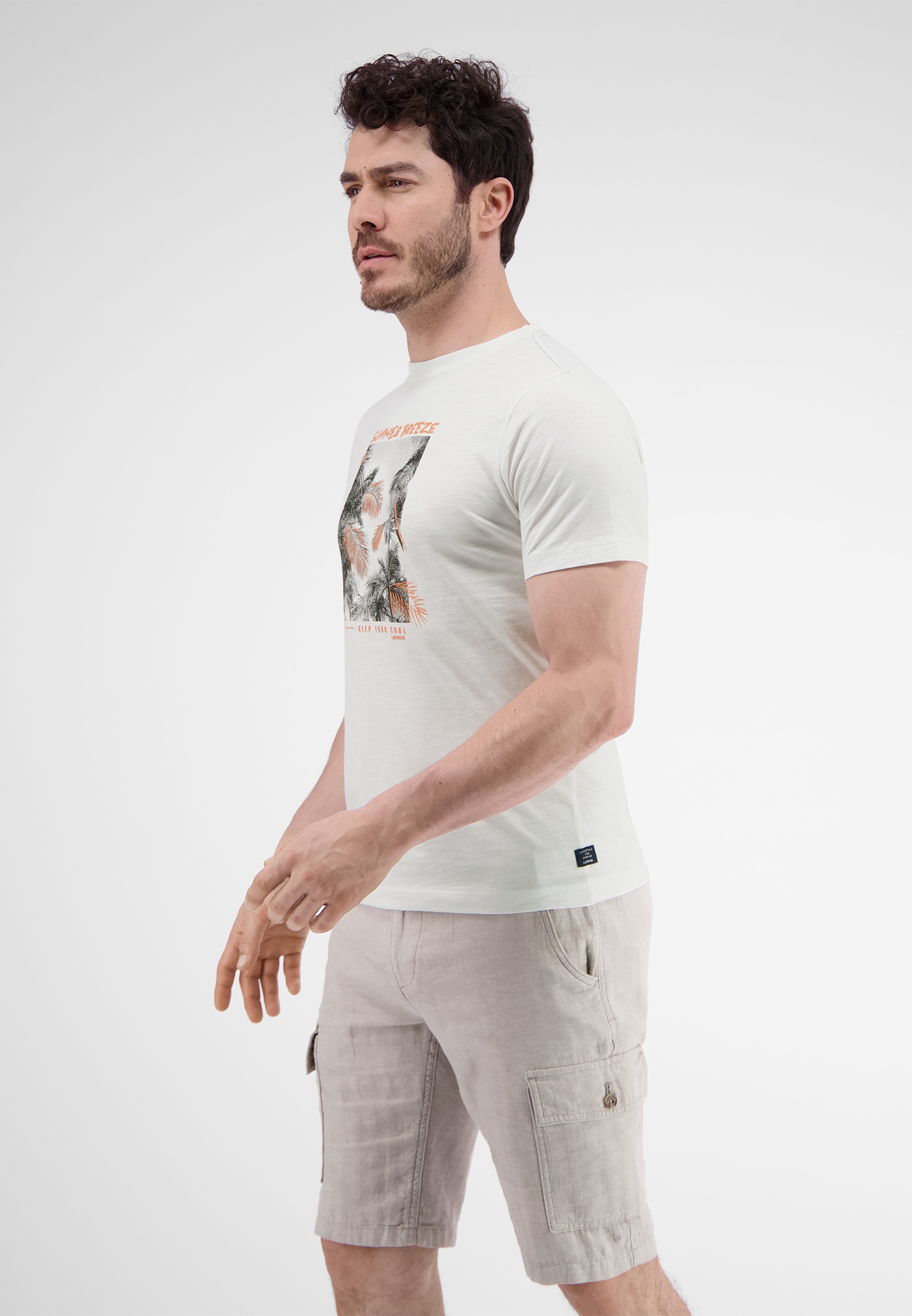 LERROS T-Shirt »LERROS T-Shirt mit Fotoprint«