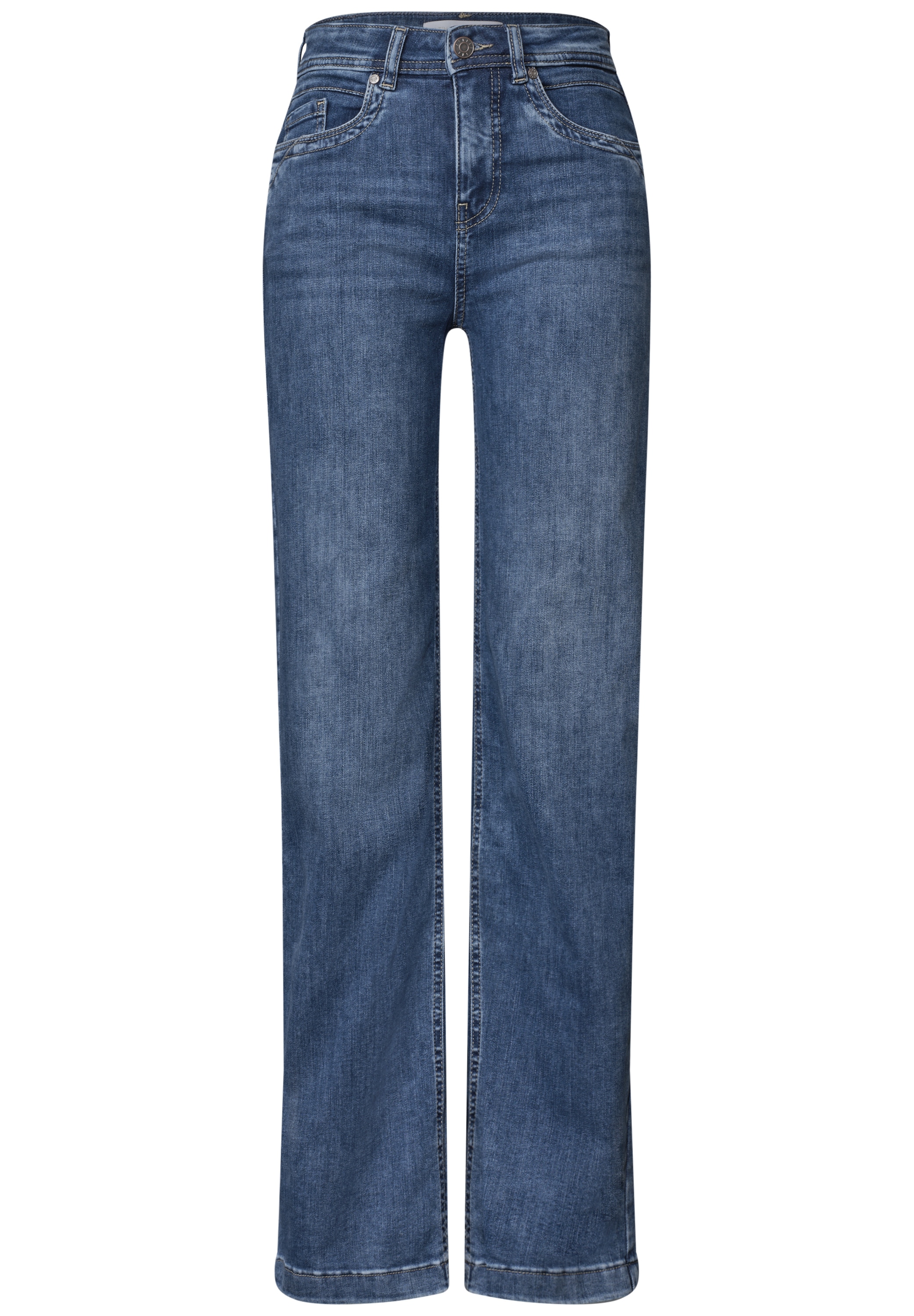 STREET ONE 5-Pocket-Jeans »Style Emee« High Waist, Wide Leg