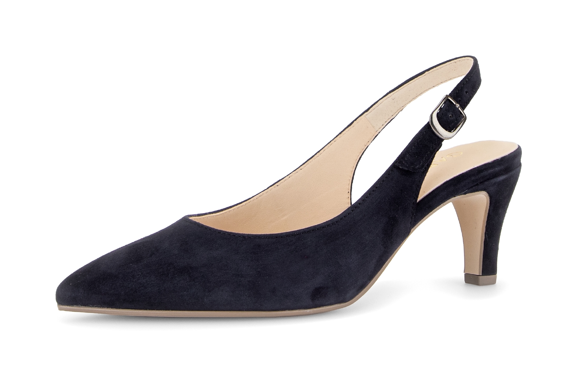 Image of Gabor Slingpumps, Trichterabsatz, Businessschuh, Abendschuh in spitzer Form, G-Weite