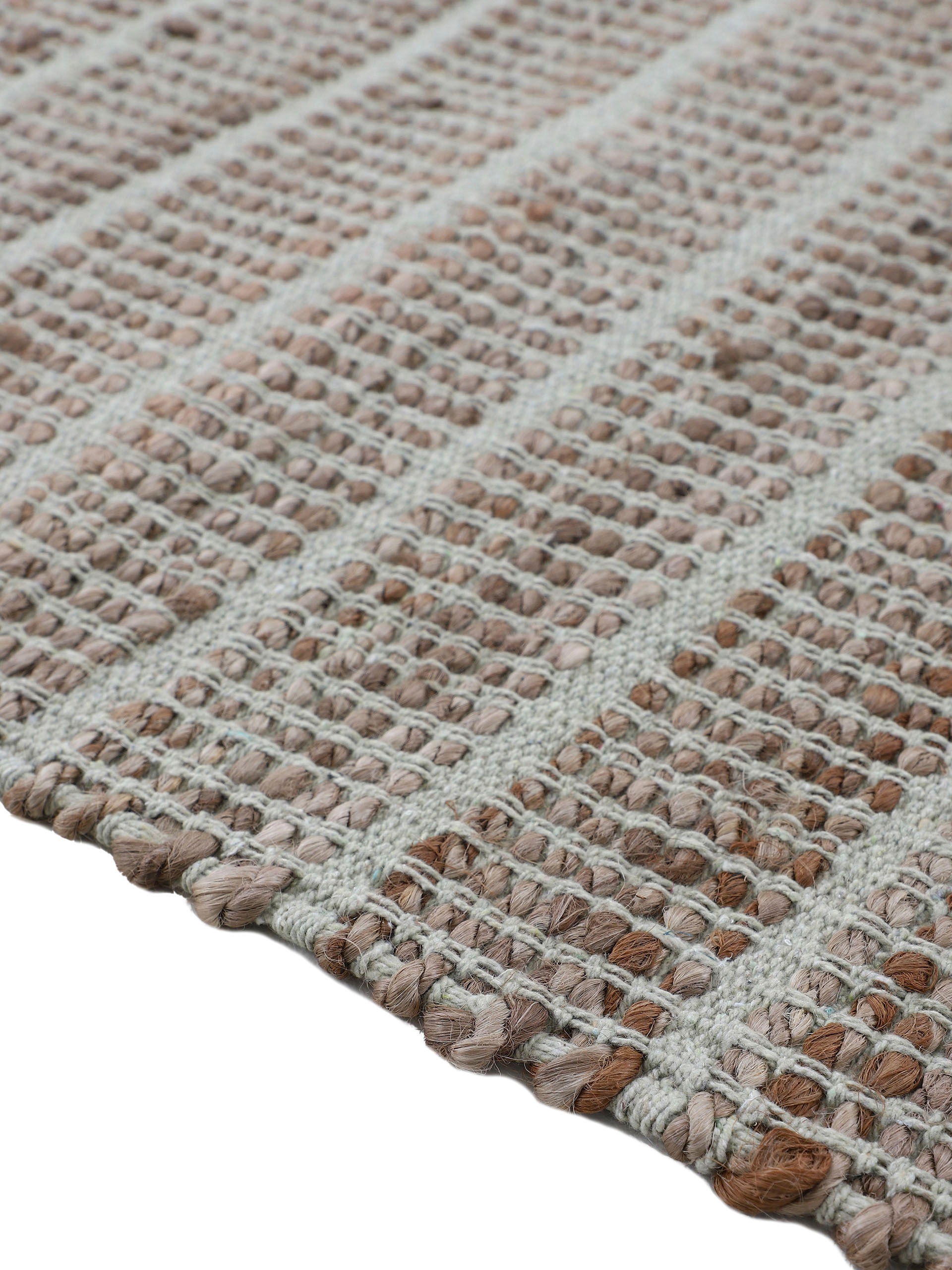 carpetfine Teppich »Lara«, rechteckig, 6 mm Höhe, Wendeteppich aus Jute/Baumwolle, Wohnzimmer