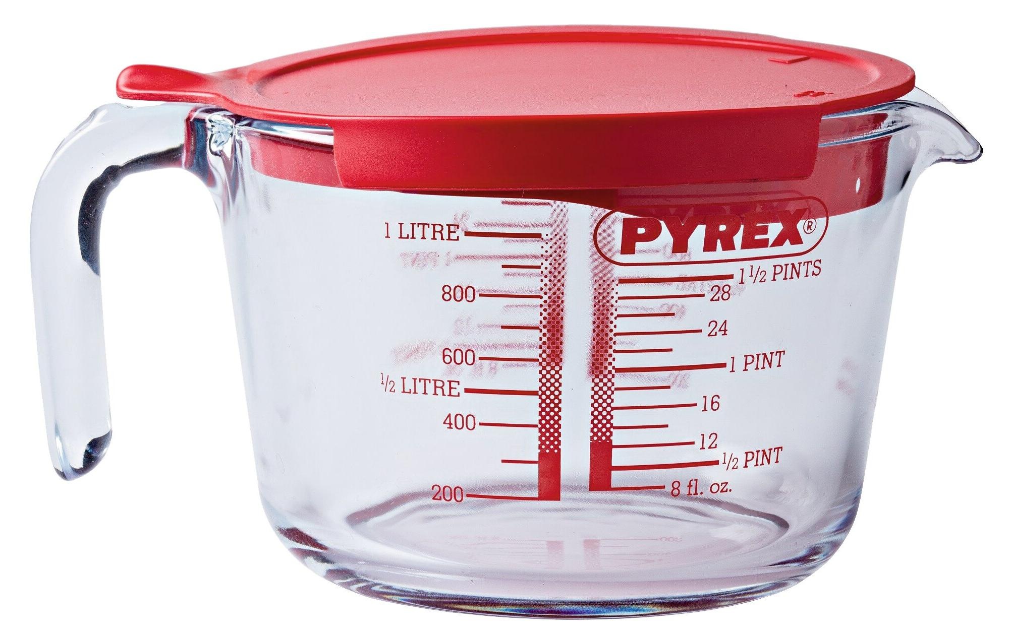 Image of PYREX Messbecher "1 L, 21 x 16 x 11 cm" Glas 1 Stk. tlg.