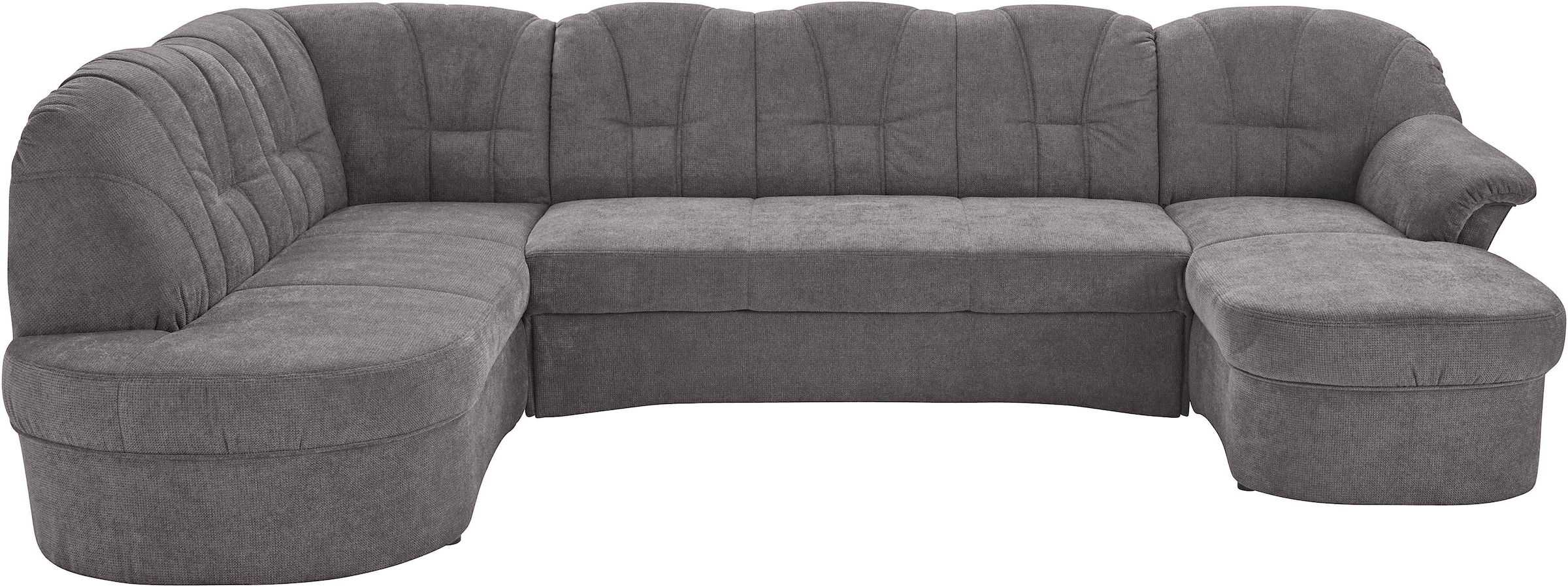 DOMO collection Wohnlandschaft »Papenburg U-Form«, in grosser Farbvielfalt, wahlweise Bettfunktion, frei im Raum stellbar
