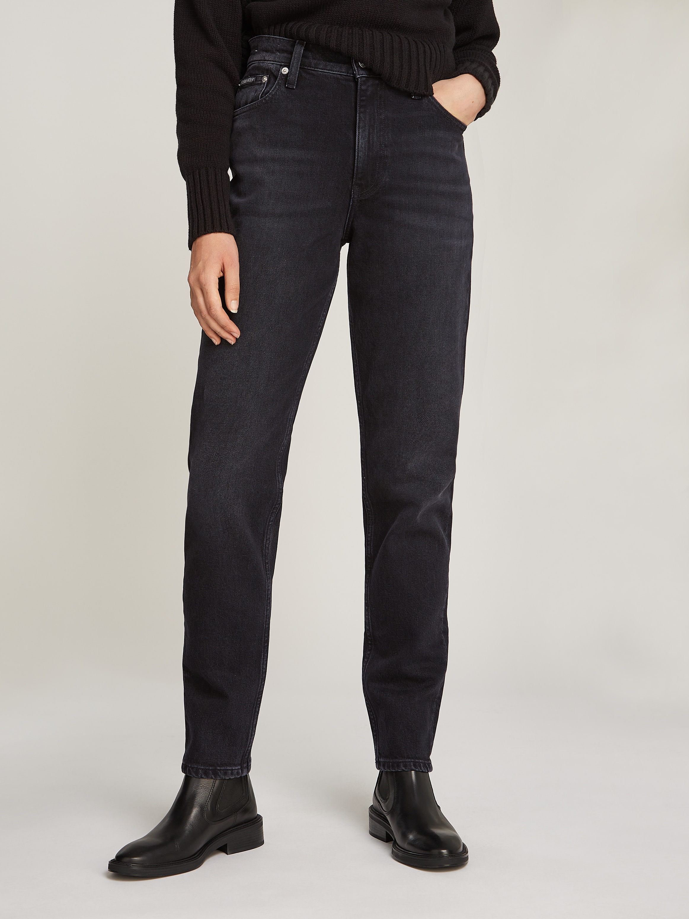 Calvin Klein Jeans Mom-Jeans »MOM JEAN«, im 5-Pocket-Style