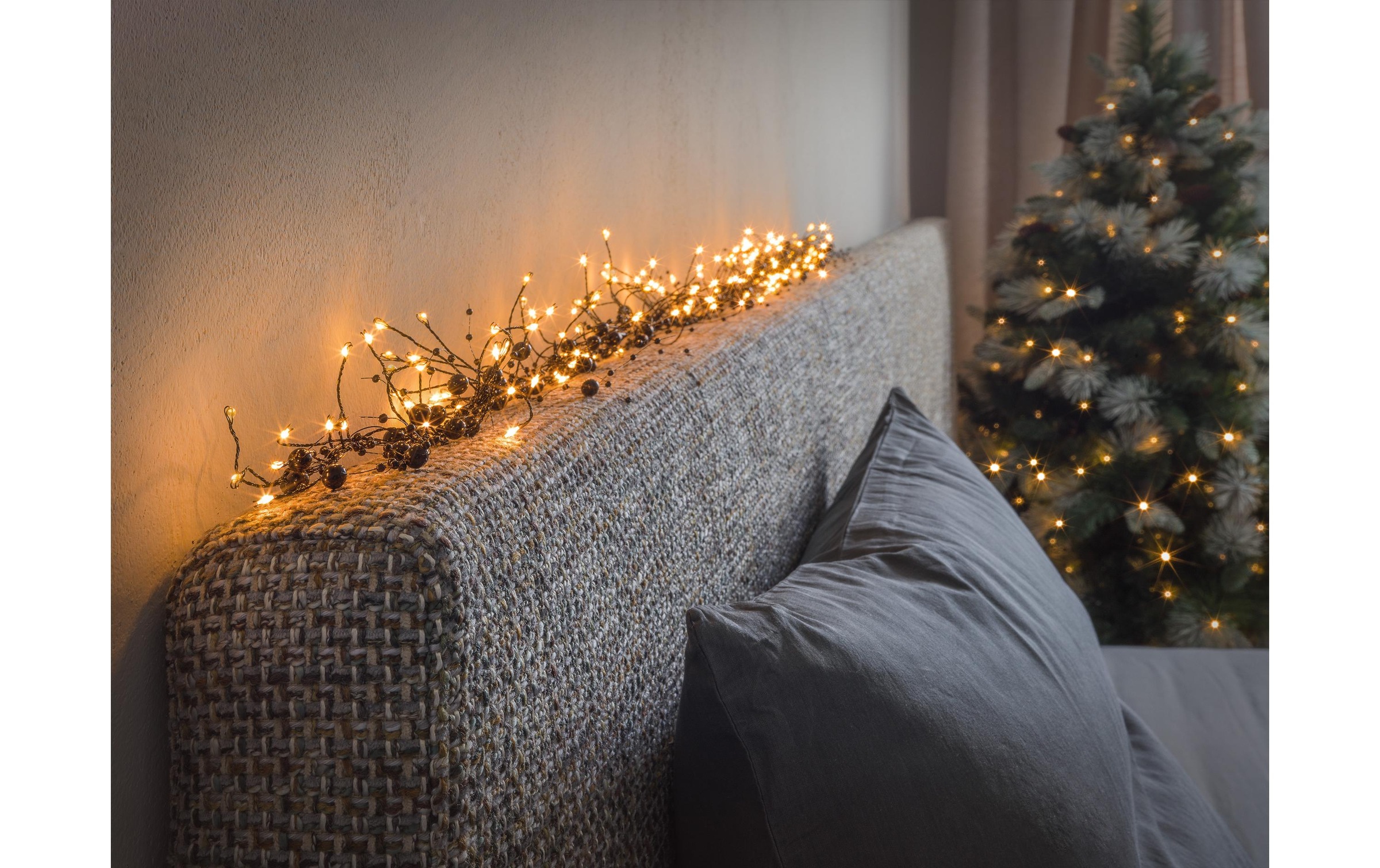 STT LED-Lichterkette »Angel Cluster 200 Lampen 2m Schwarz«