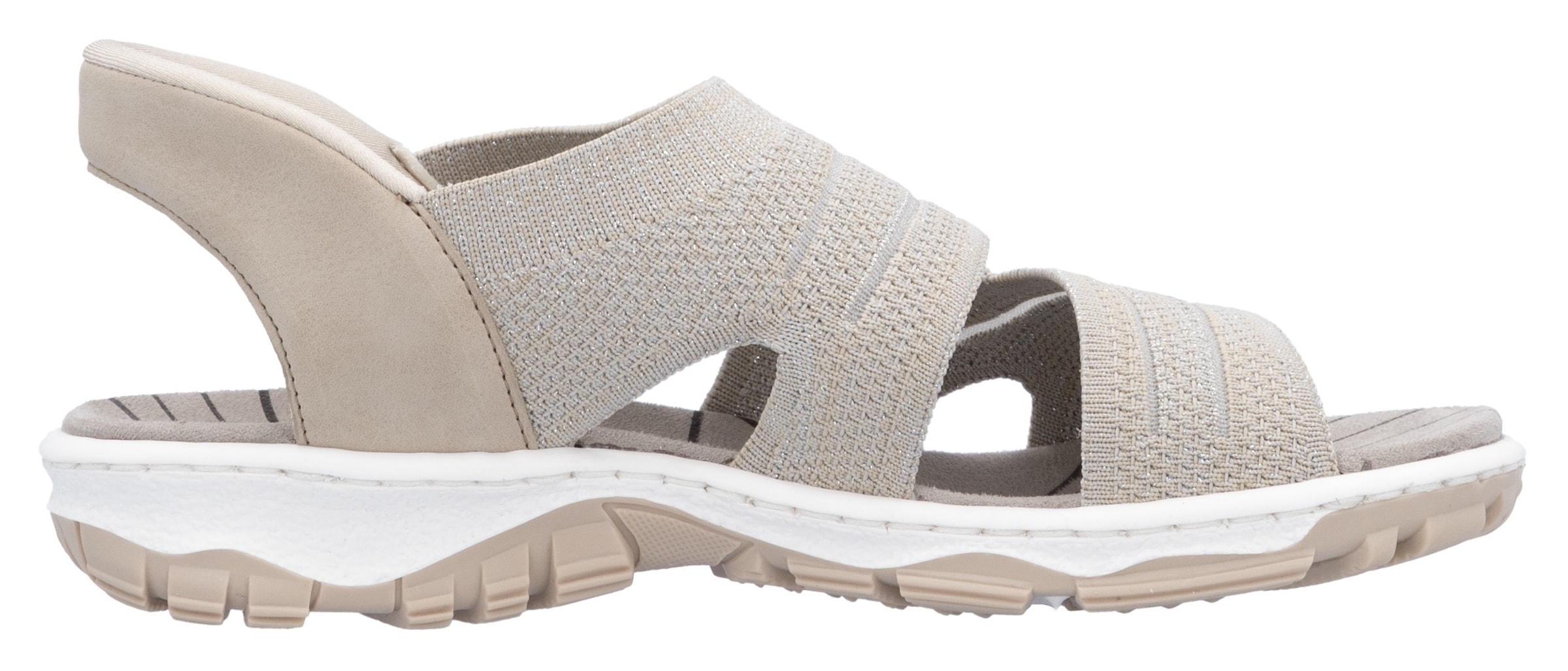 Rieker Sandale  Trekkingsandale, Outdoorsandale, Sommerschuh mit Elastik-Einschlupf