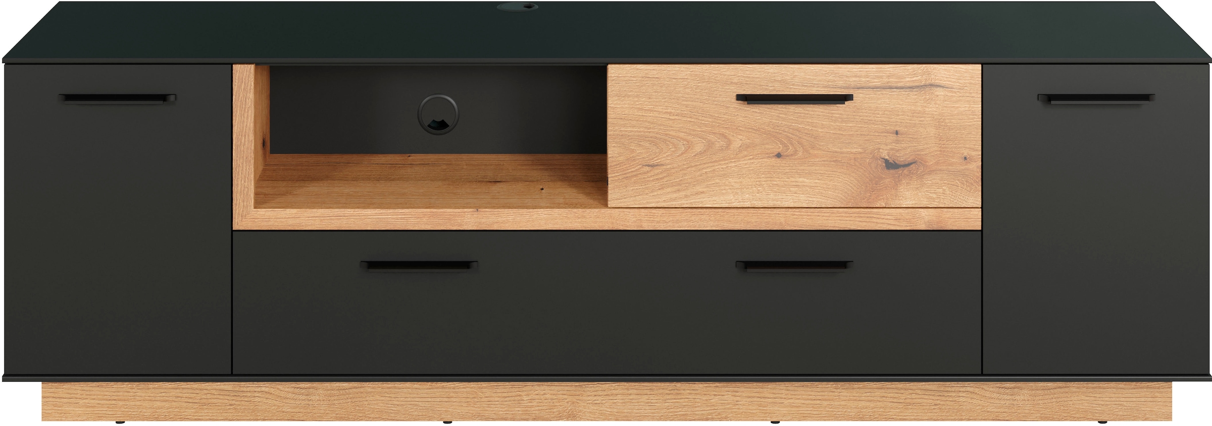 INOSIGN TV-Bank »Premont« 1 Stk. tlg. Eleganter, zweifarbiger TV-Schrank - Lowboard mit Soft-Close
