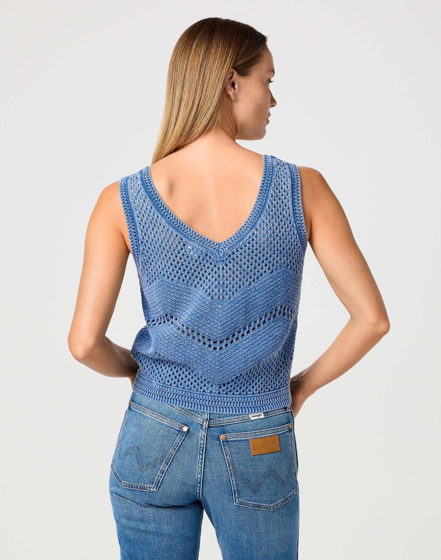 Wrangler T-shirt à manches courtes »WRANGLER Top Sweater Tank«