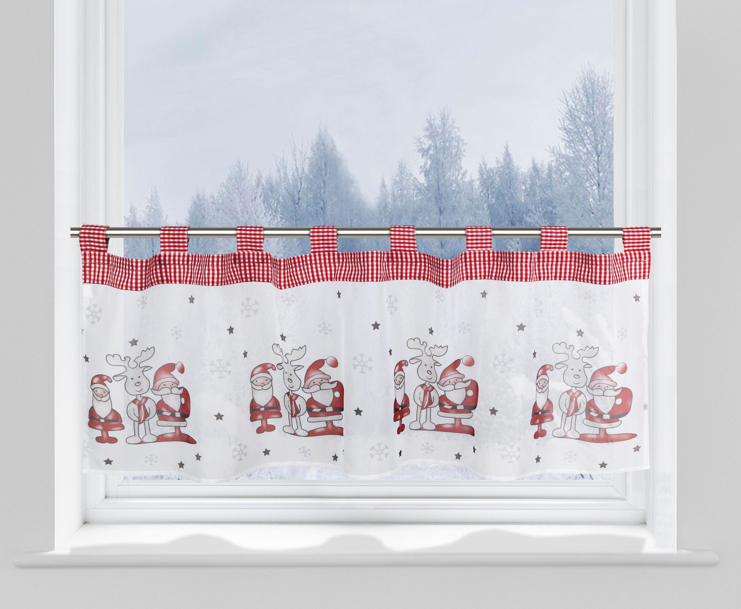 Image of my home Panneaux »Nikolaus«, (1 St.), Transparent, Voile, Polyester bei Ackermann Versand Schweiz