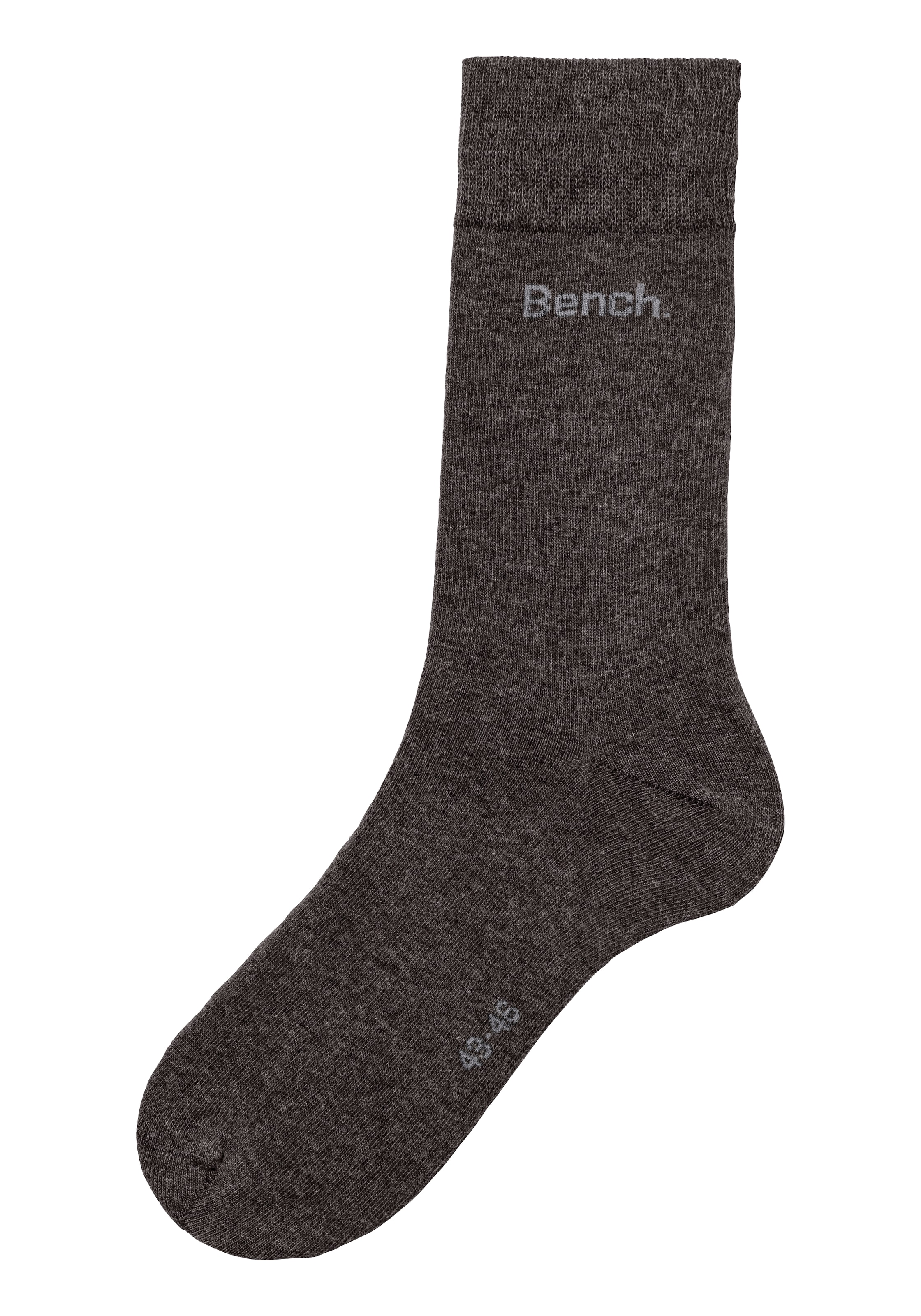 Bench. Basicsocken, (Packung, 4 Paar), in angenehm weicher Markenqualität