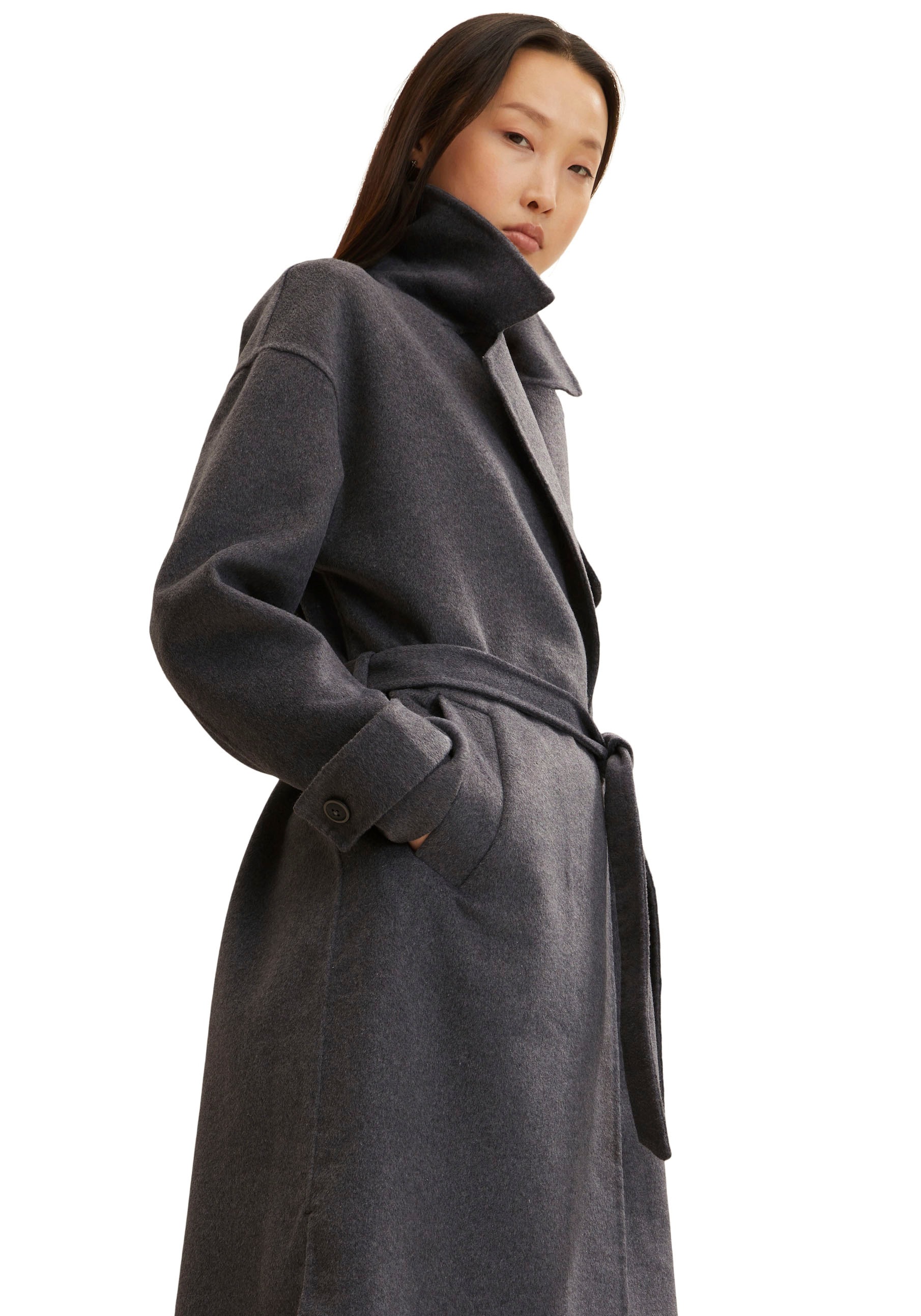 Image of TOM TAILOR Wollmantel, mit Reverskragen bei Ackermann Versand Schweiz