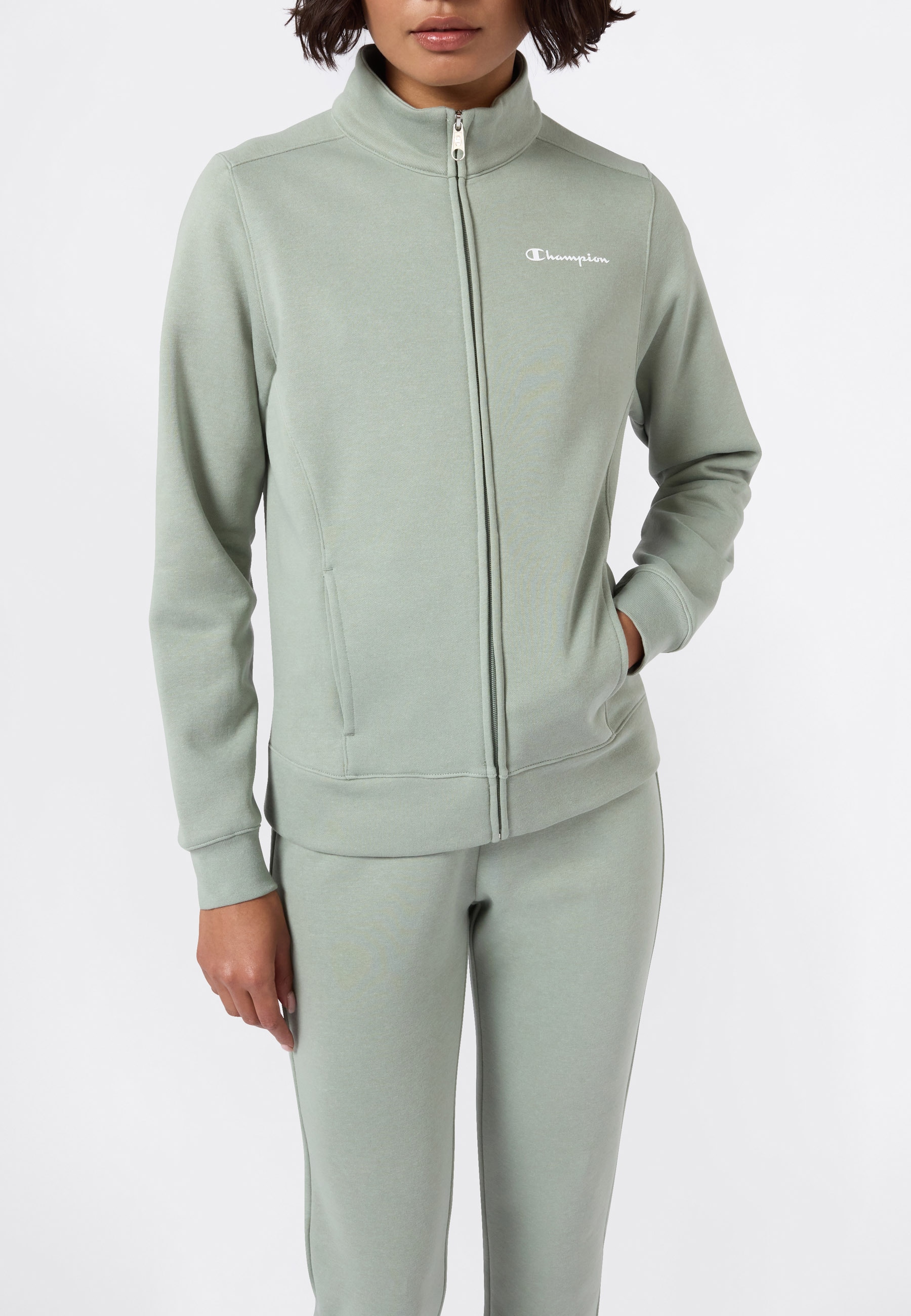 Champion Jogginganzug »Full Zip Sweatsuit« 2 Stk. zweiteilig, aus Baumwollmischung, mit durchgehendem Reissverschluss