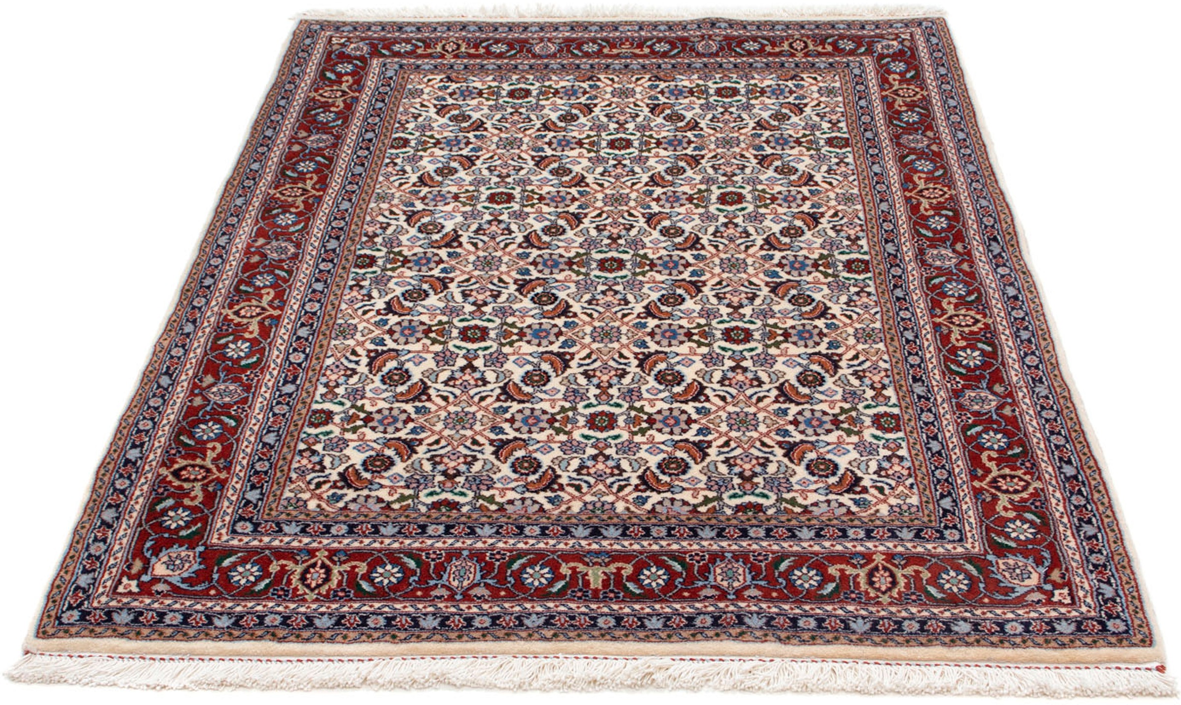 Image of morgenland Orientteppich »Perser - Nomadic - 151 x 109 cm - beige«, rechteckig, 10 mm Höhe, Wohnzimmer, Handgeknüpft, Einzelstück mit Zertifikat bei Ackermann Versand Schweiz