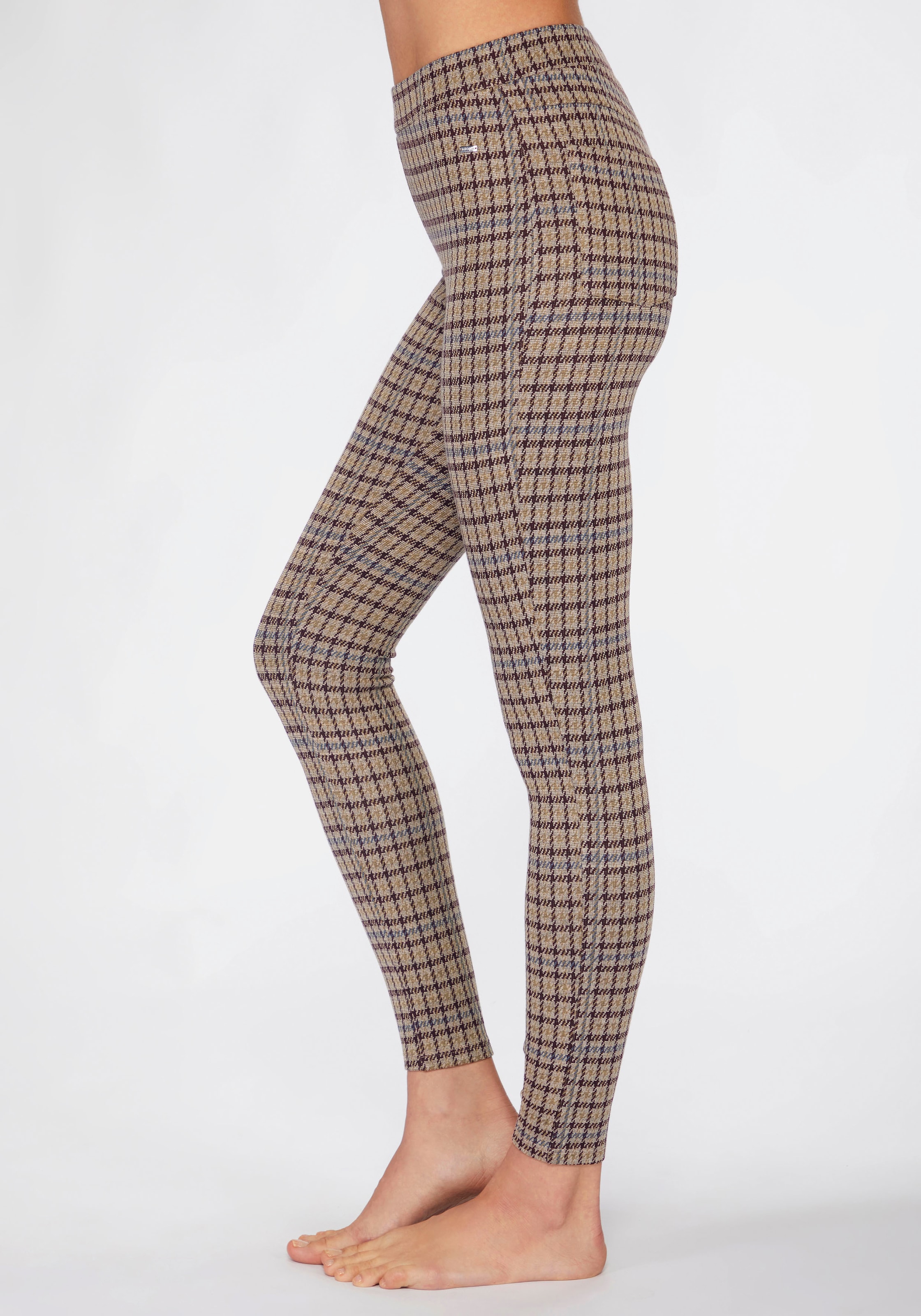 LASCANA Leggings, aus Jacquard Stoff