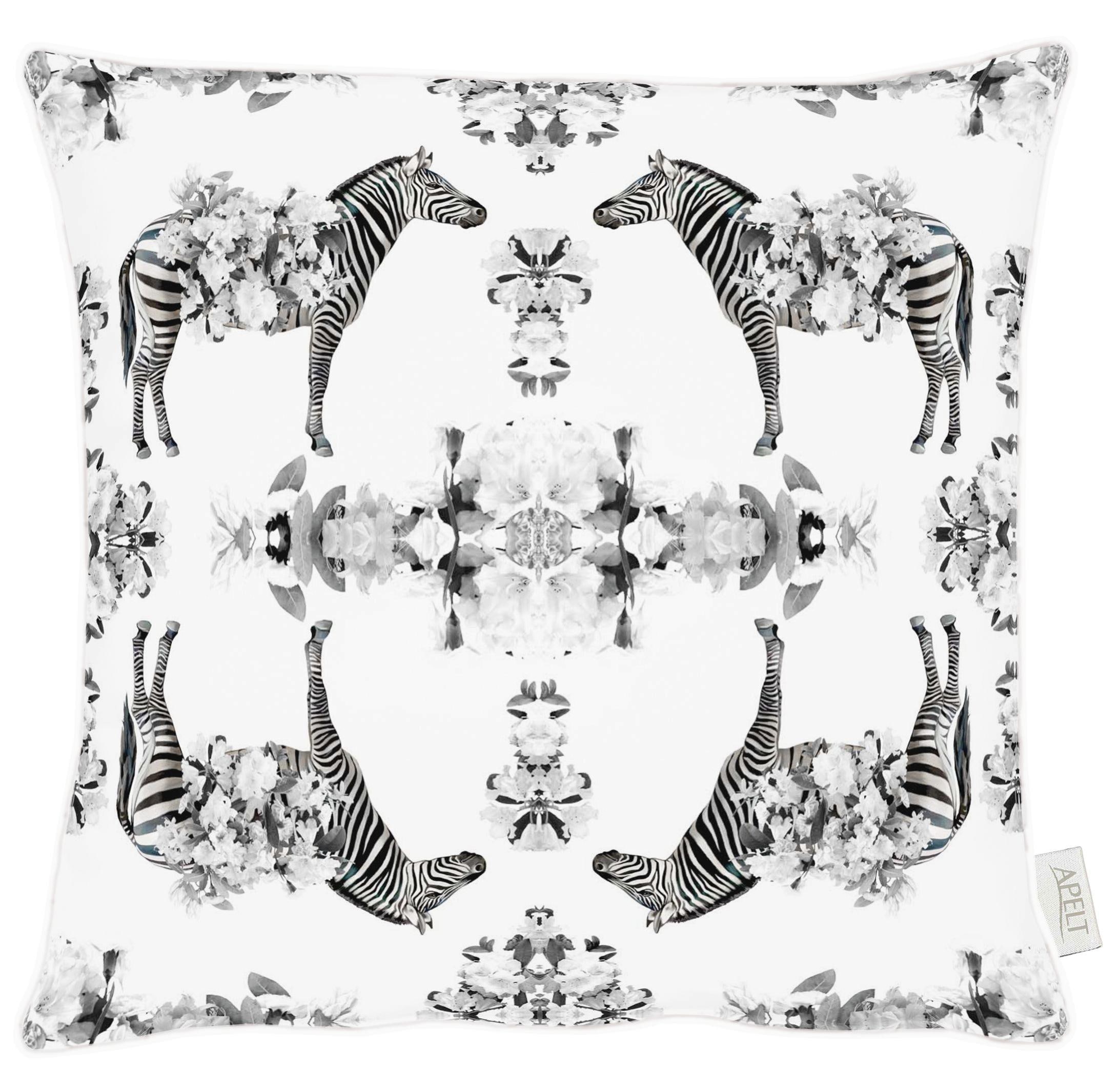 Image of APELT Dekokissen "Zebra" Kissenhülle mit Füllung, 1 Stück