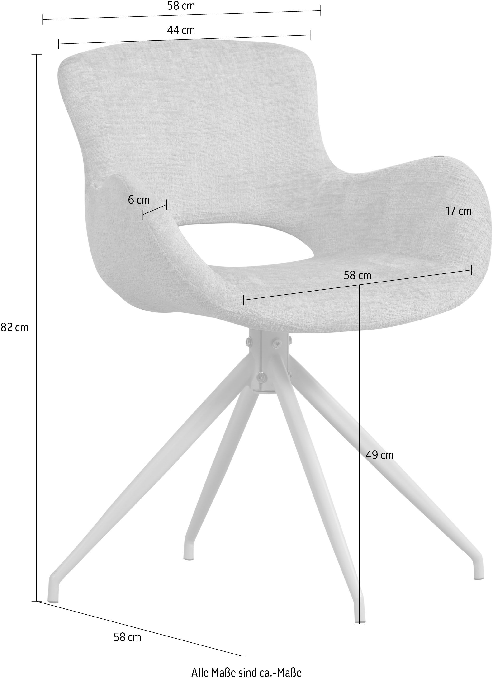 WOOOD Esszimmerstuhl () Drehmechanismus, Sehr hohe Verschleissfestigkeit, Pfleiglicht