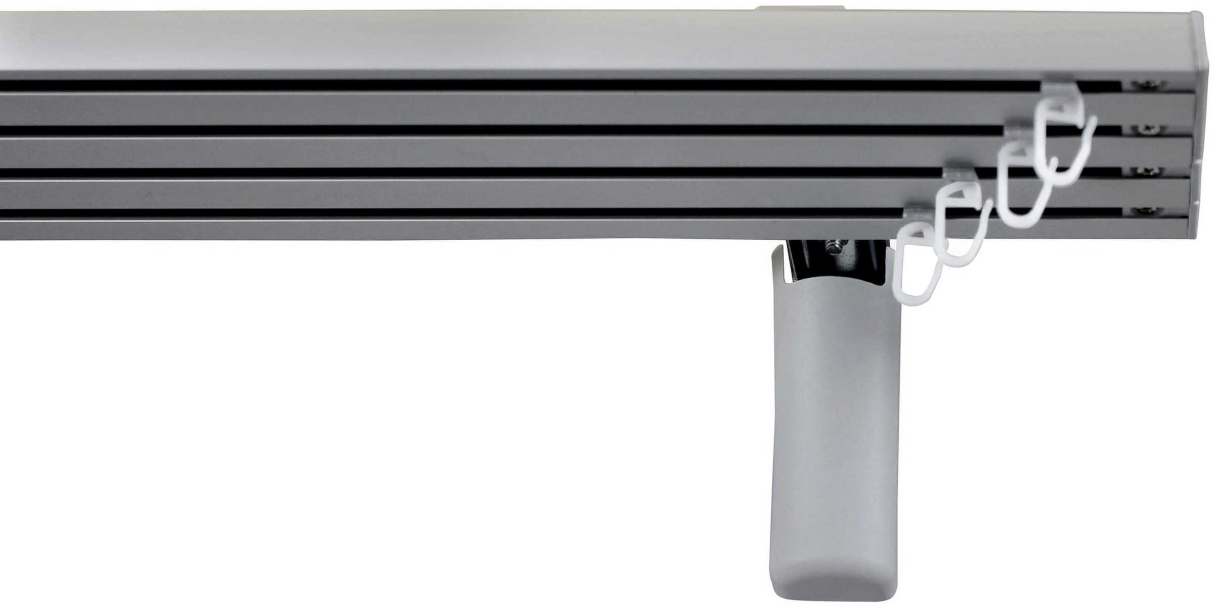 Image of GARESA Gardinenschiene »Flächenvorhangschiene SMART«, 4 läufig-läufig, Wunschmasslänge, für Paneele, für Vorhänge, mit Profilverbinder verlängerbar, Wandmontage bei Ackermann Versand Schweiz