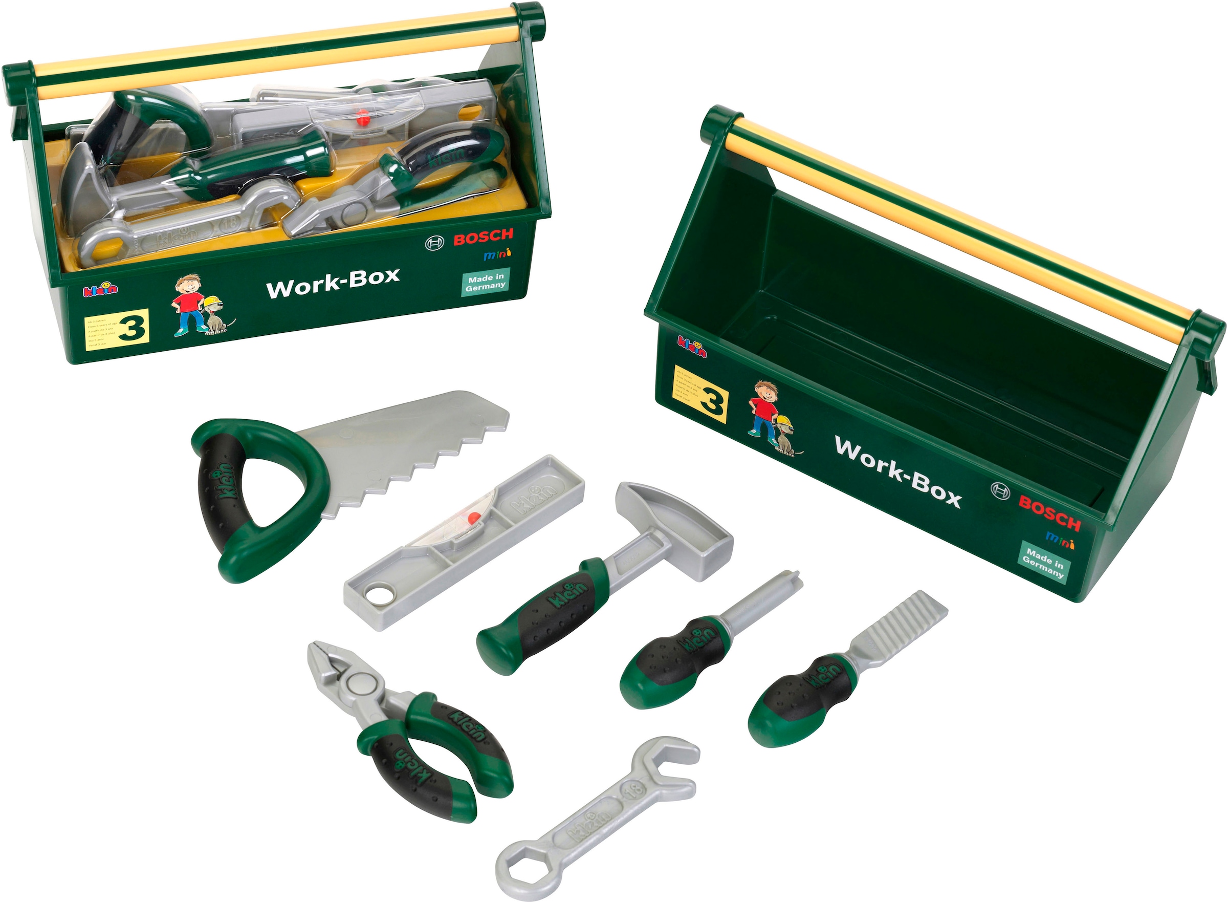 Spielwerkzeugkoffer »Bosch Work-Box«, (Set), Made in Germany