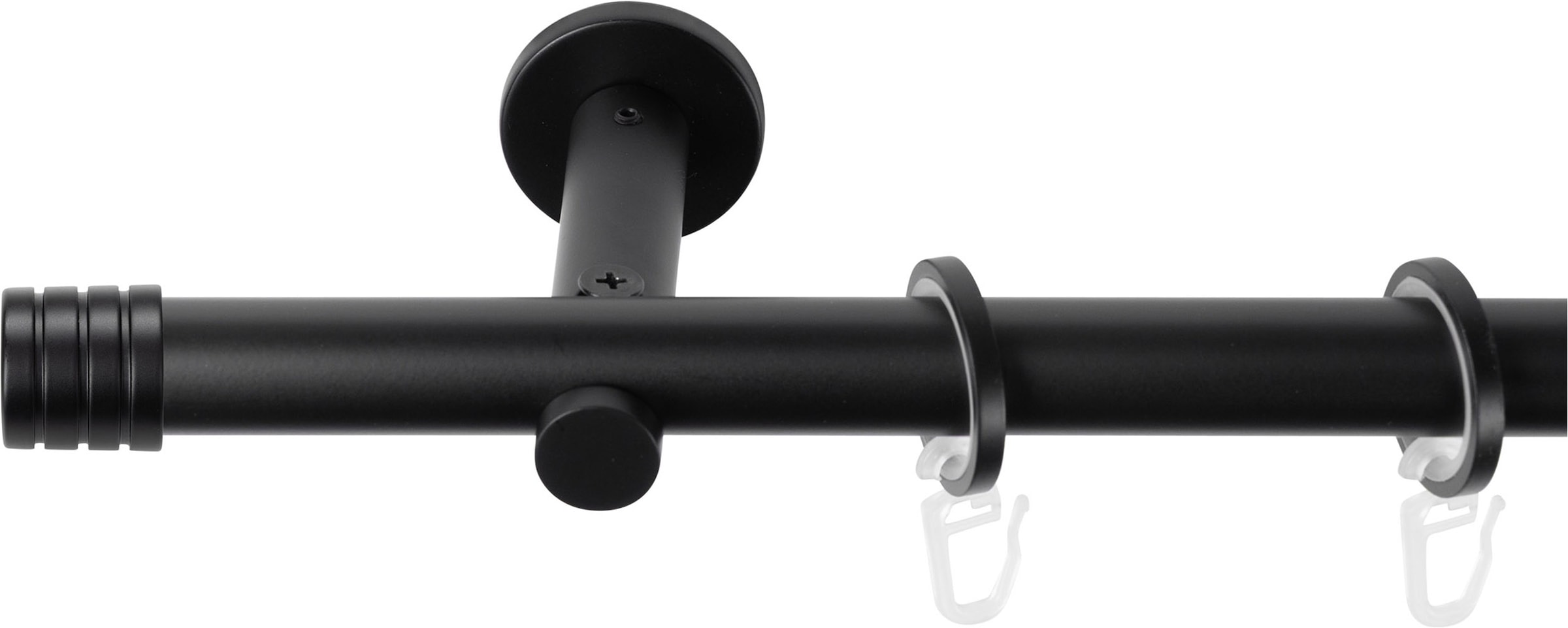SN DECO GROUP Tringle à rideaux Ø 19 mm 1 course-läufig Fixmass;kürzbar