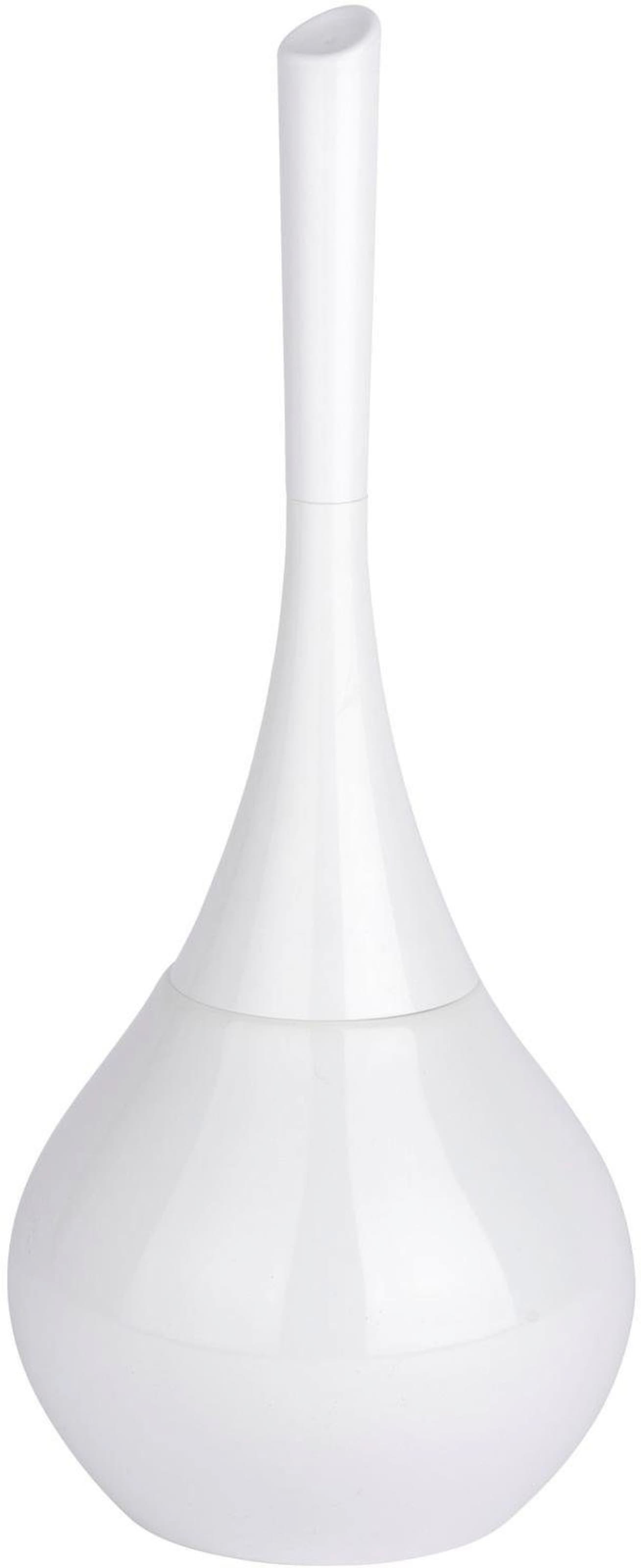 WENKO WC-Garnitur »Flakon«, aus Keramik-Kunststoff, Bürstenkopf-Durchmesser 6,5 cm