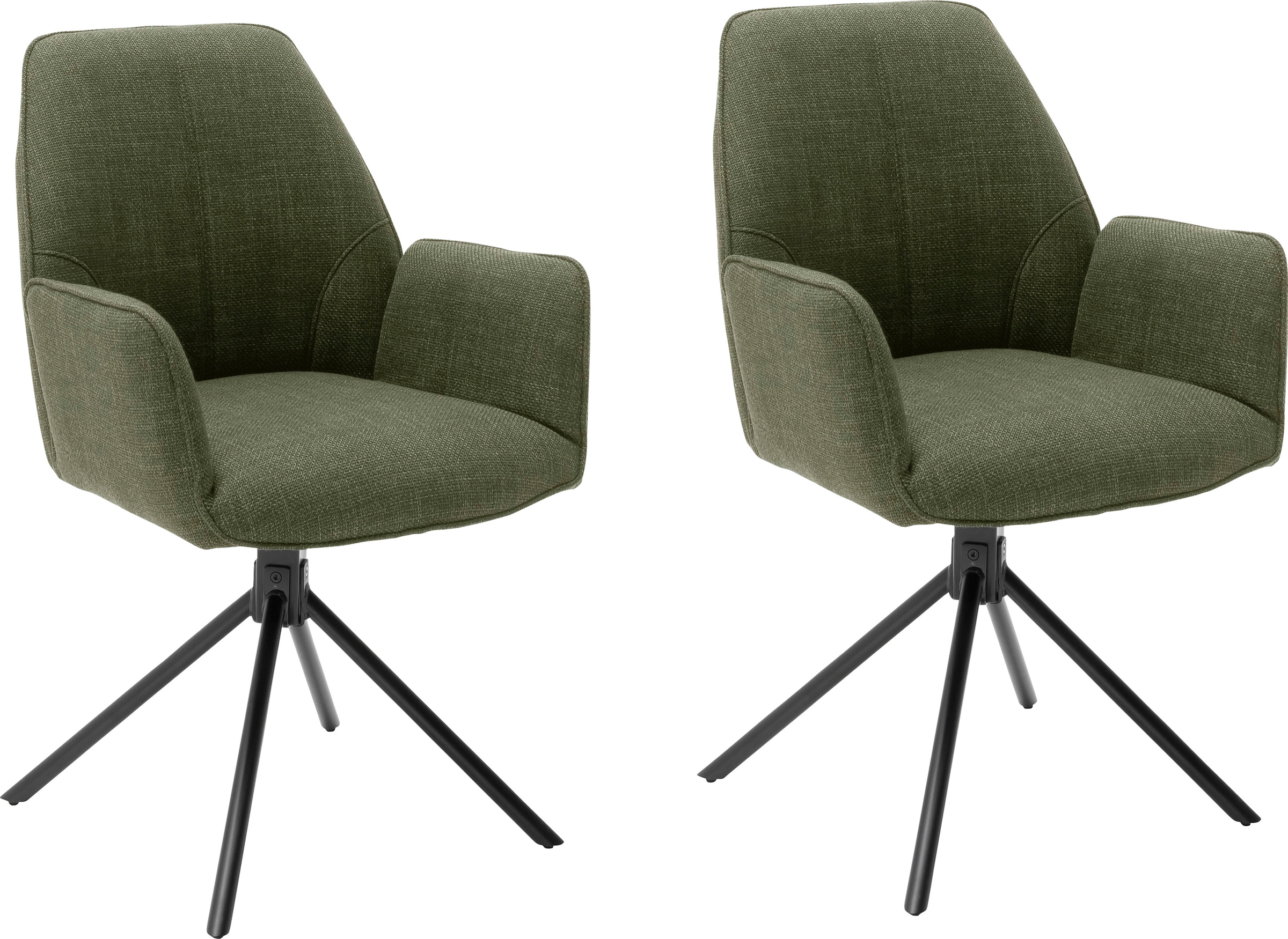 Image of MCA furniture 4-Fussstuhl "Pemba" (Set) 2 Stk.2er-Set, 180drehabr mit Nivellierung, Stuhl belastbar bis 120 kg