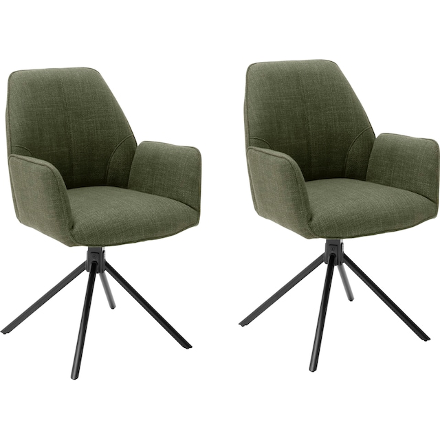 MCA furniture 4-Fussstuhl »Pemba«, (Set), 2 St., 2er-Set, 180°drehabr mit  Nivellierung, Stuhl belastbar bis 120 kg jetzt kaufen