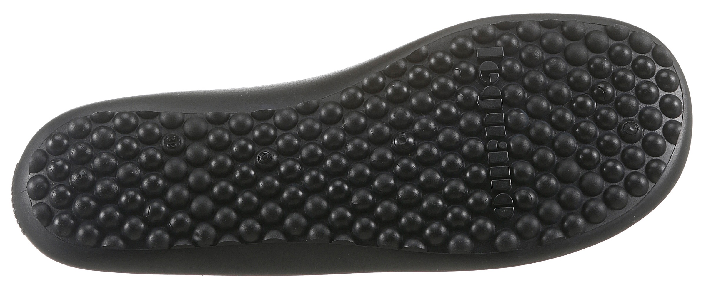 Leguano Barfussschuh »SCIO«  Slipper, Freizeitschuh, Bequemschuh mit seitlichem Logo-Emblem