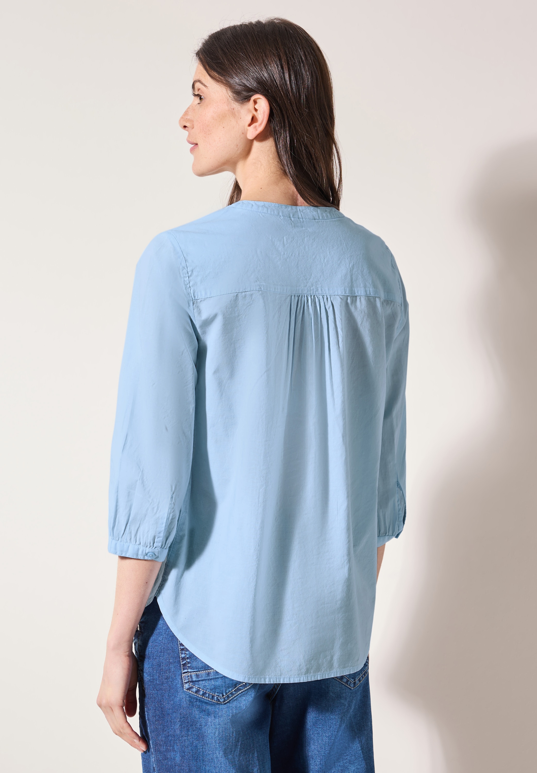 Cecil Klassische Bluse, mit Smock-Detail