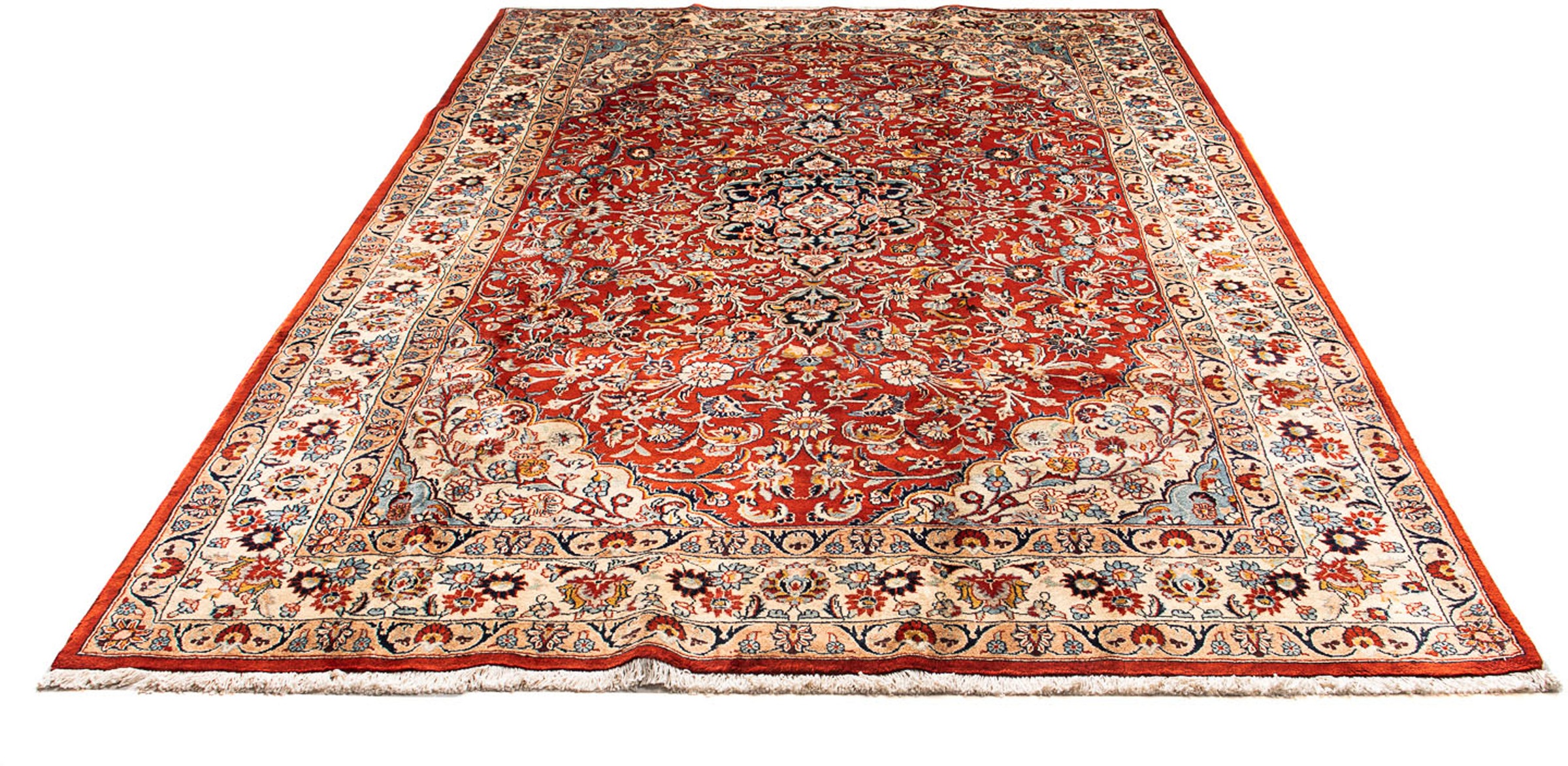 Image of morgenland Orientteppich »Perser - Classic - 289 x 202 cm - rot«, rechteckig, 10 mm Höhe, Wohnzimmer, Handgeknüpft, Einzelstück mit Zertifikat bei Ackermann Versand Schweiz