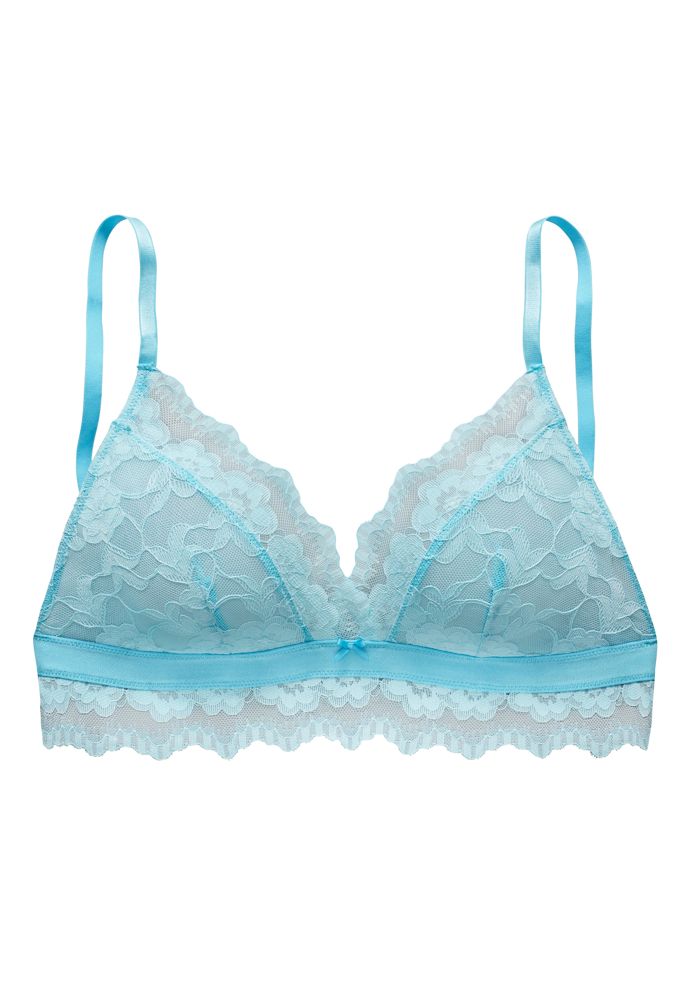 LASCANA Bralette-BH, ohne Bügel aus elastischer Jacquardspitze, sexy Dessous