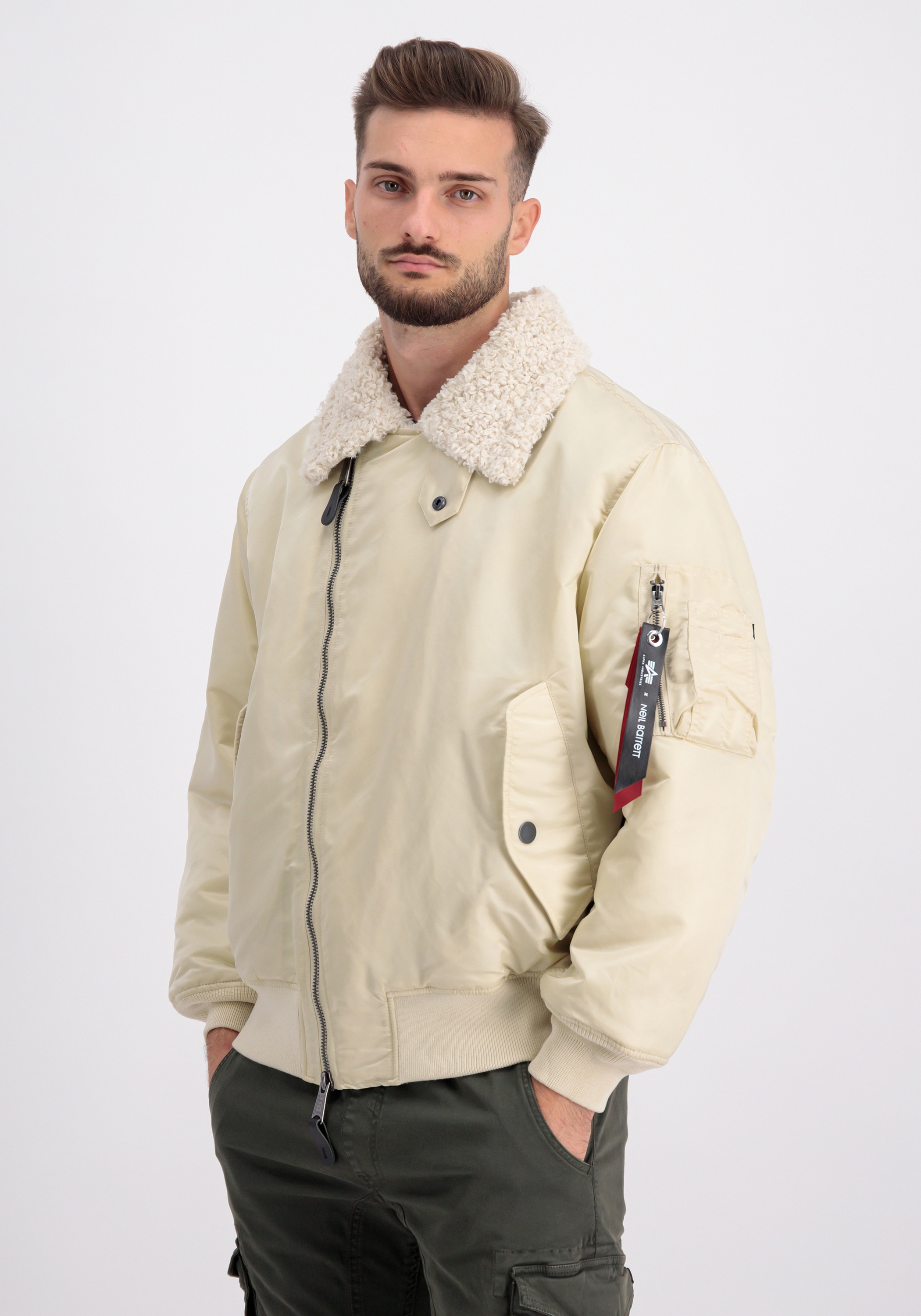 Alpha Industries Bomberjacke »NB MA-1 B-3 Biker Jacket«