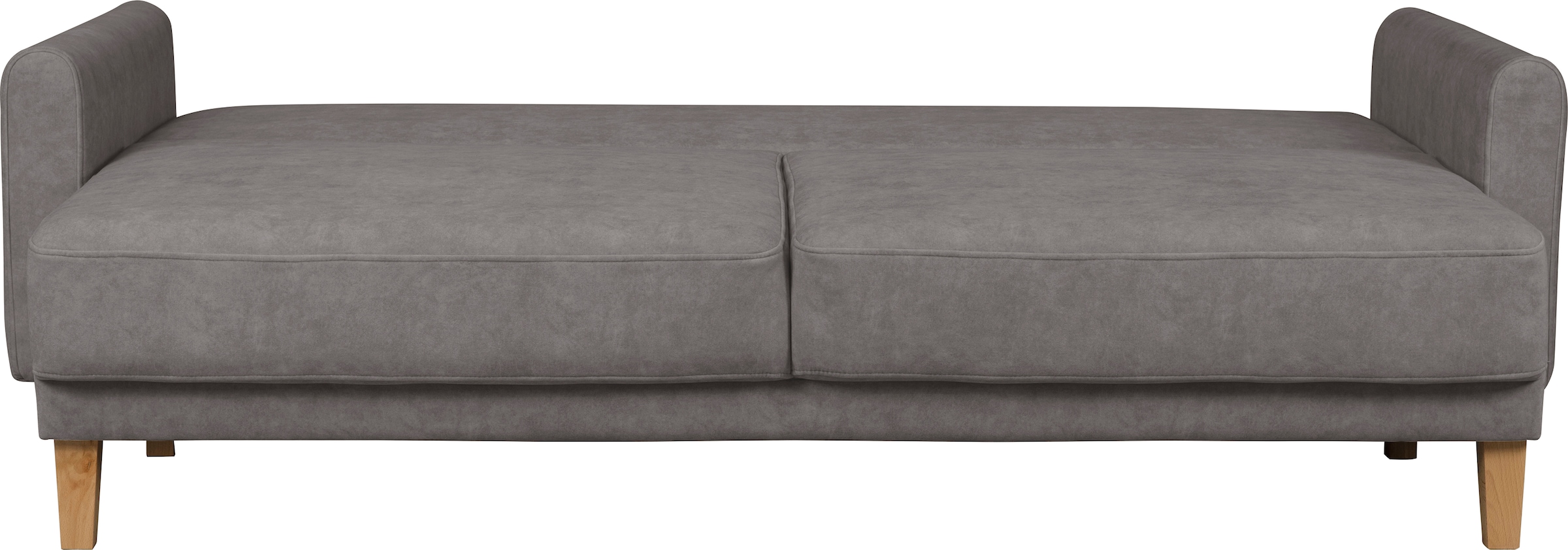 Home affaire 3-Sitzer »TRIPLO optionale Schlafsofa mit Bettkasten, Masse B/T/H: 215/100/89 cm«, Wahlweise Bettfunktion - Liegefläche 145x191 cm, Rücken-, Zierkissen