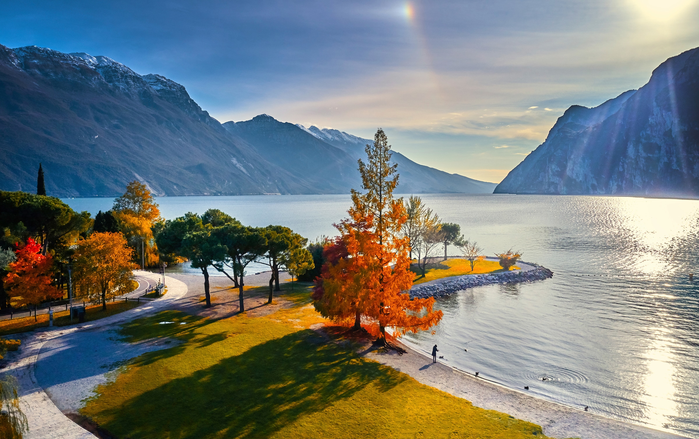 Image of Papermoon Fototapete "BLICK AUF ALPENSEE"