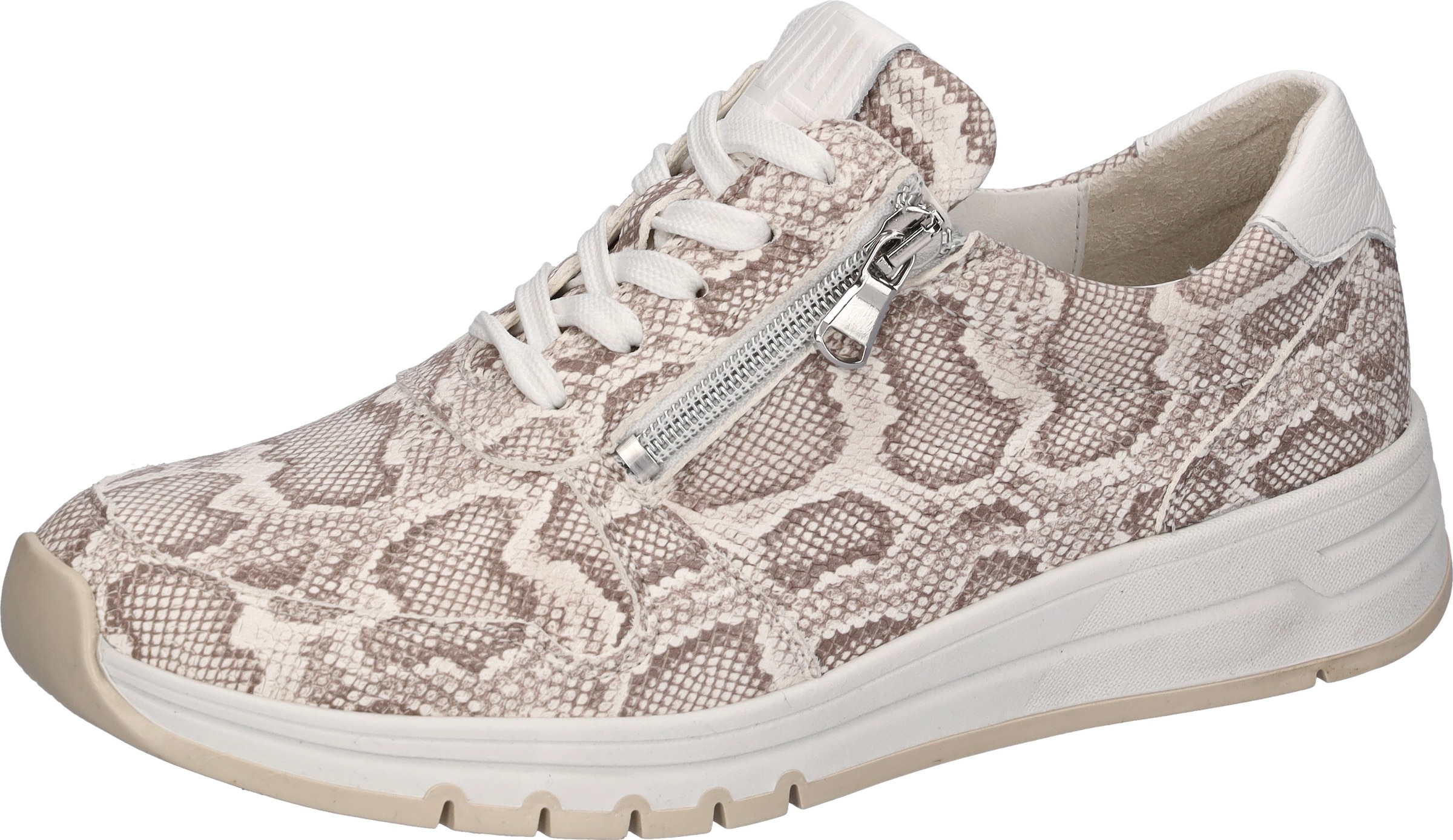 Image of Waldläufer Sneaker Schnürschuh, Halbschuh, Freizeitsneaker mit Reissverschluss