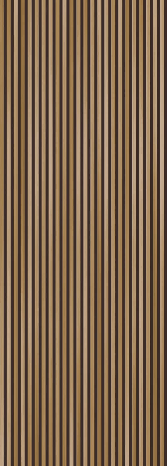 queence Fototapete »Paneele in Holzoptik« 3D-Optik | Holz | bedruckt | clean | gestreift | seidenmatt glatt Wandpaneele, selbstklebend, Tapete, Sticker, Wanddeko, Holzoptik
