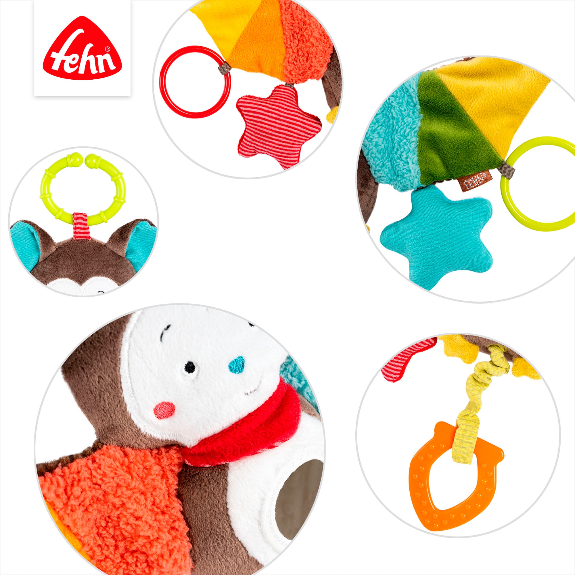 Fehn Greifspielzeug »Classic Stars, Activity-Fledermaus«