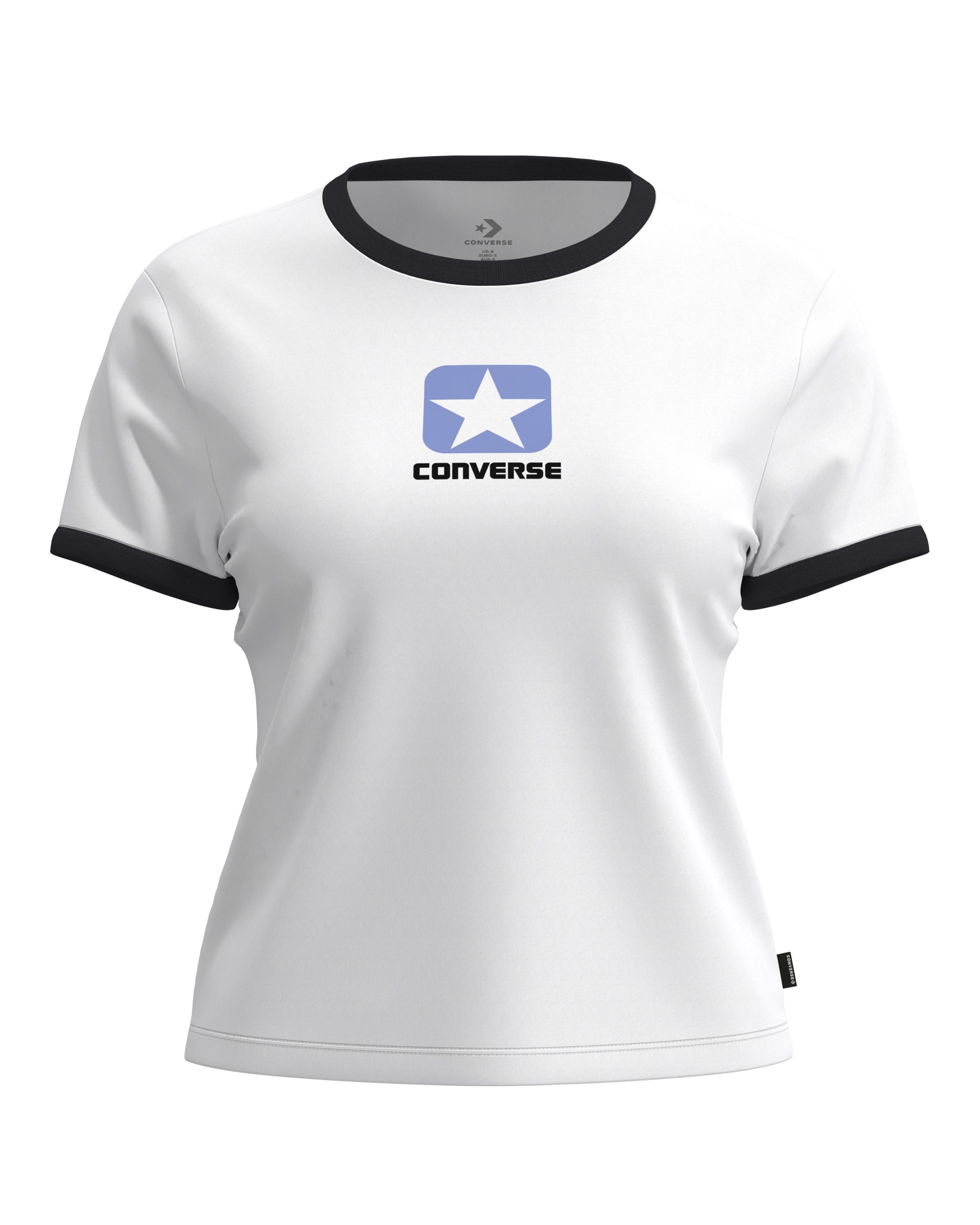 Converse T-shirt »RETRO BOX STAR TEE« avec coupe sportive, manches courtes, en coton, pour adultes