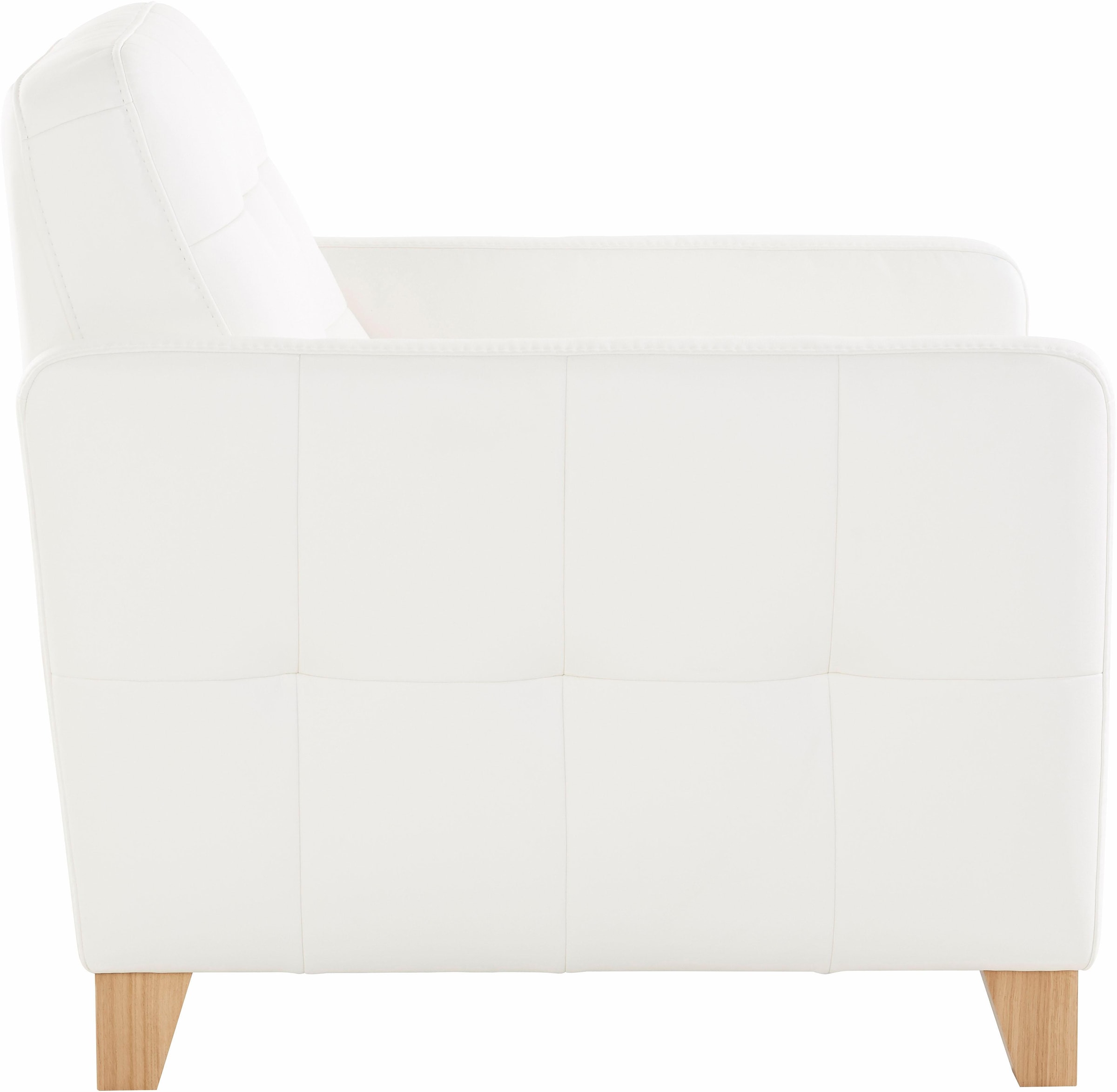 exxpo - sofa fashion Fauteuil »Elio, Loungesessel, aufwendige Detailverarbeitung, bequem und modern« hoher Sitzkomfort für entspannende Momente