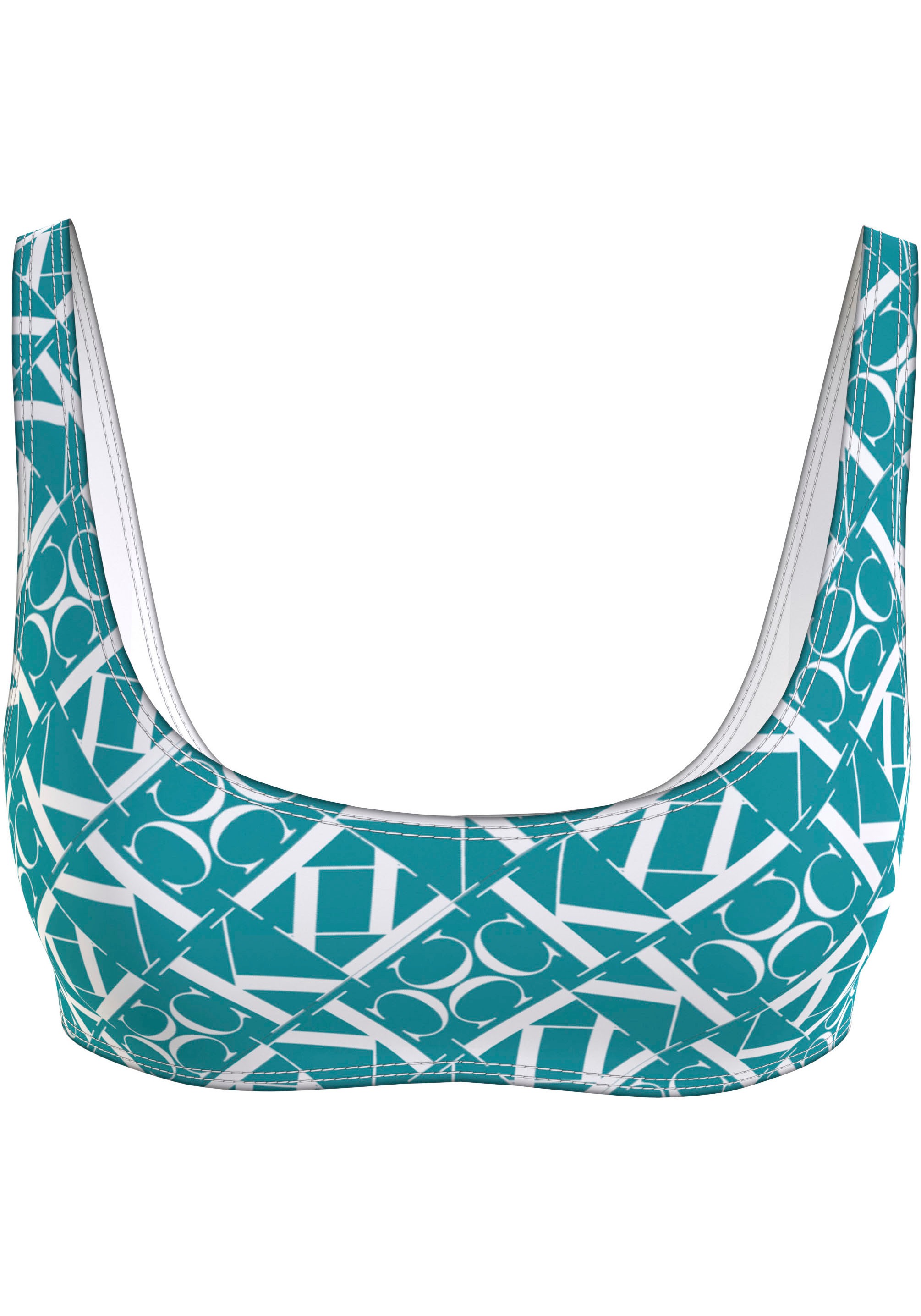 Calvin Klein Swimwear Bandeau-Bikini-Top »BRALETTE-RP-PRINT«, mit Allover-Print-Calvin Klein Swimwear 1