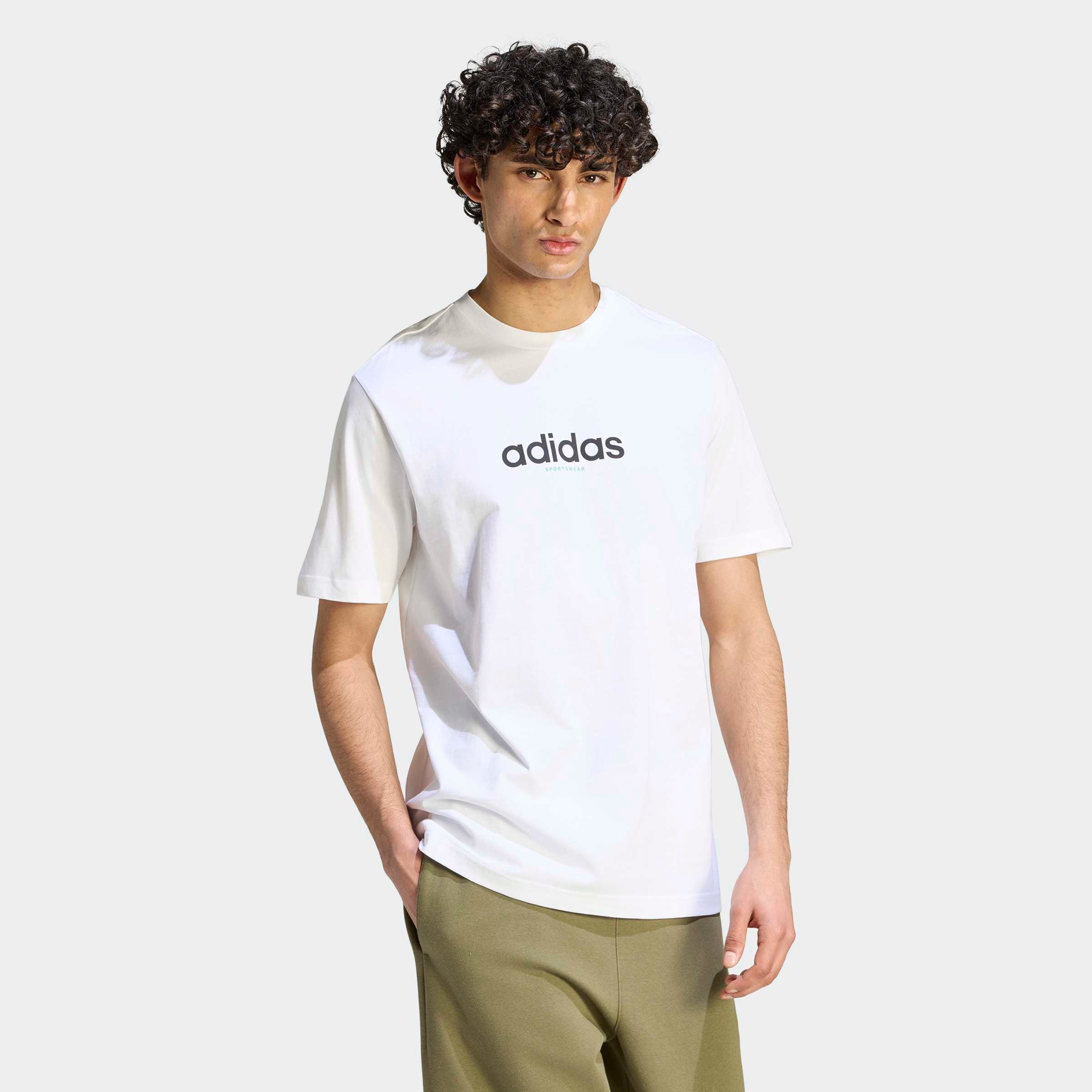 Image of adidas Sportswear T-Shirt "MEMORIES OF SPORT GRAFIK" mit normaler Länge, sportlicher Stil, ohne Verschluss, aus Baumwolle