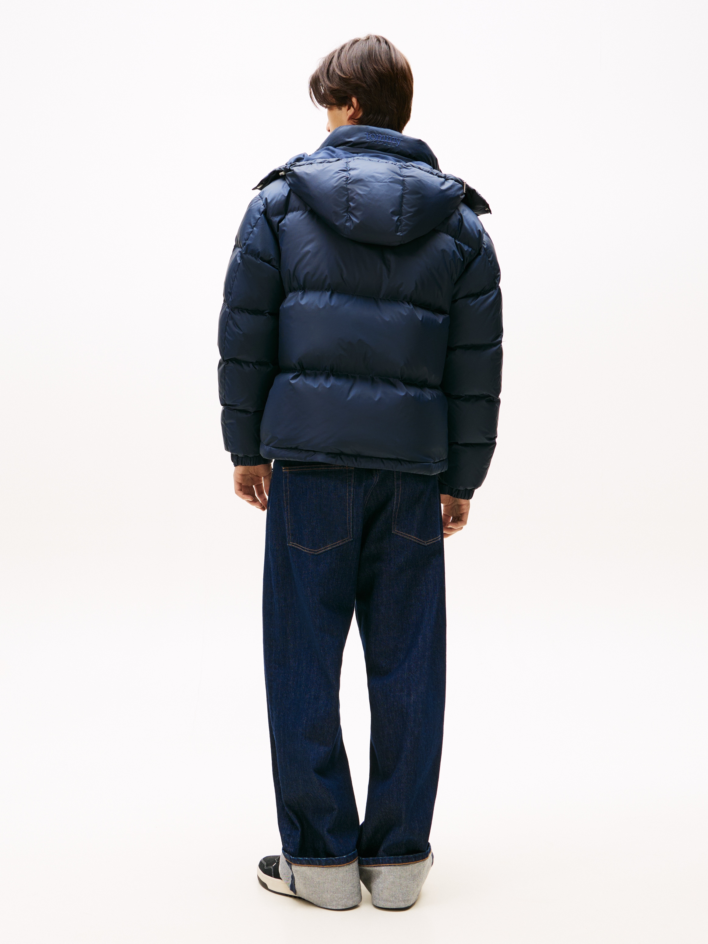 Tommy Jeans Veste matelassée »ALASKA DOWN PUFFER« mit Kapuze Übergangsjacke Regular fit mit abnehmbarer Kapuze