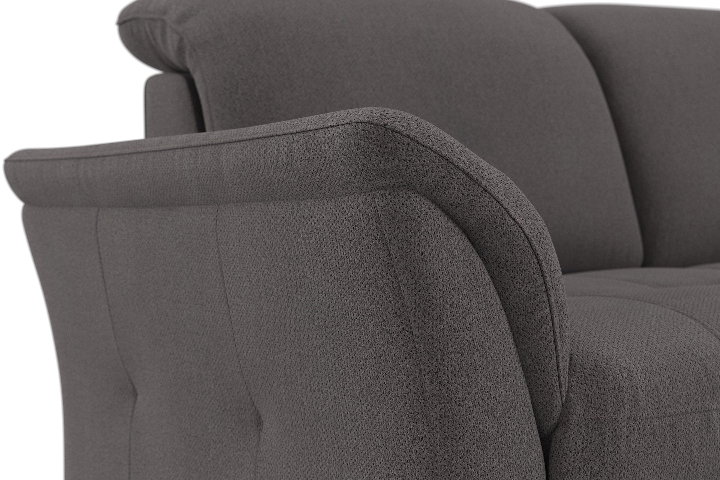 sit&more Ecksofa »Maggiore L-Form«, wahlweise mit Kopfteilverstellung, Bettfunktion und Bettkasten