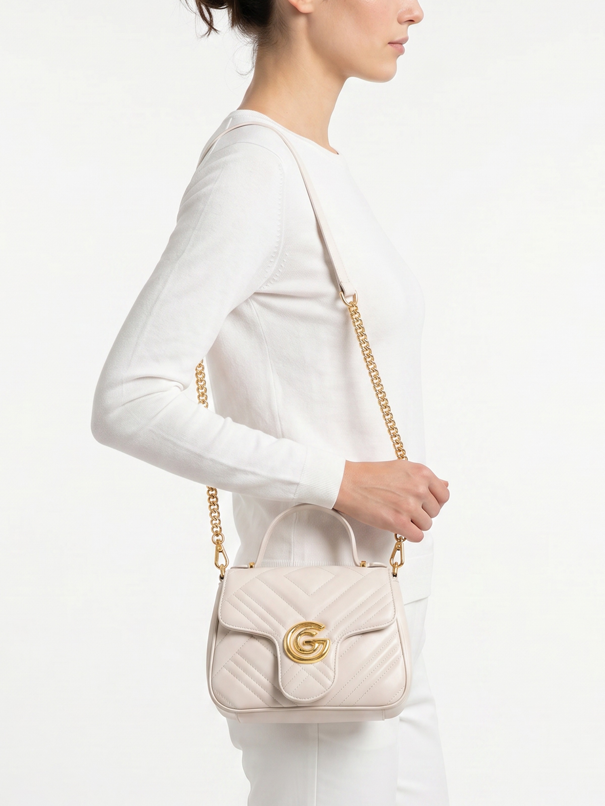 Gabriella GUCCI Handtasche »KATTY« Damen Umhängetasche, Handtasche, Tragetasche mit Logoverzierung