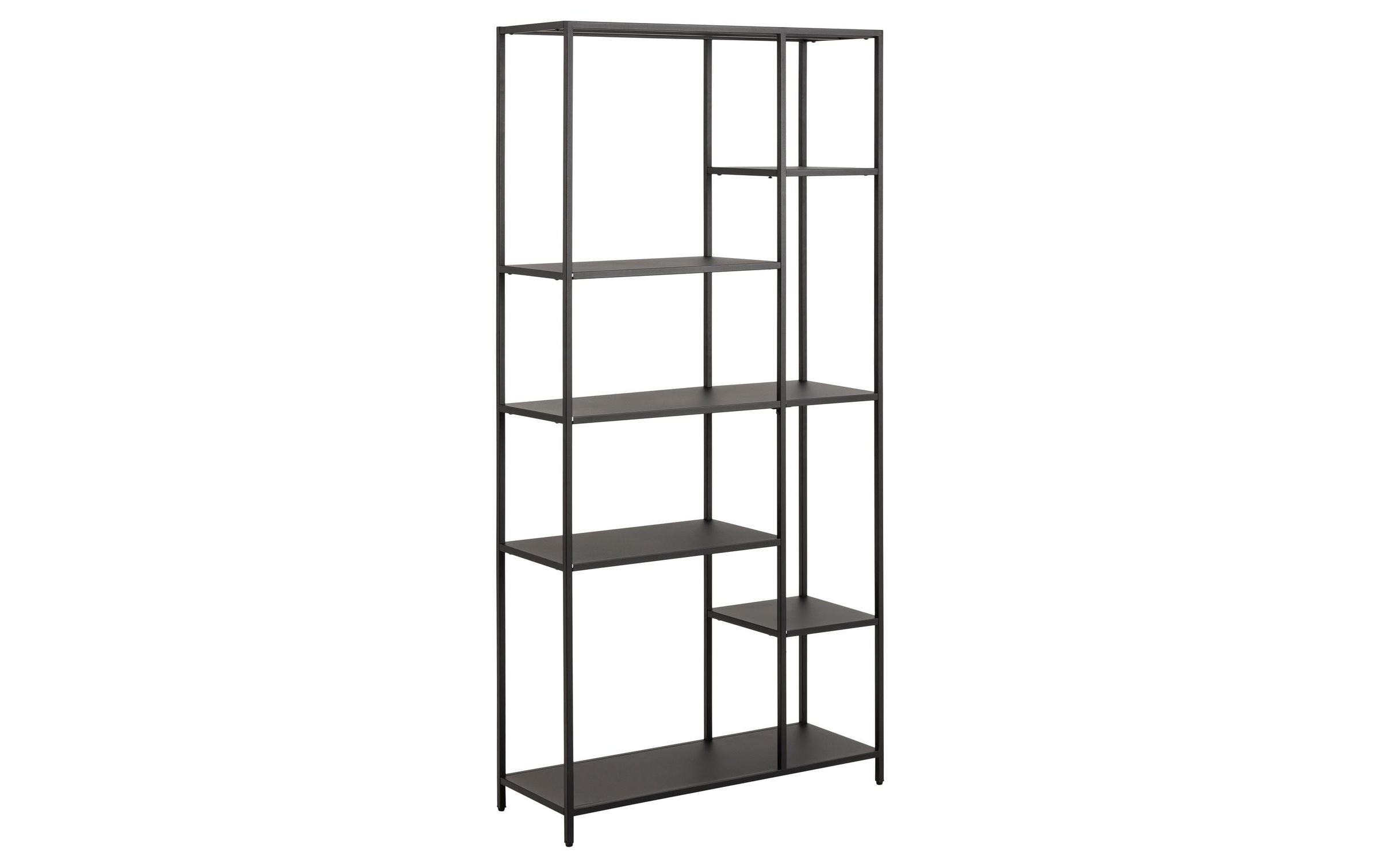 Image of AC Design Regal "Newcastle 79,5 x 30 x 165 cm, Schwarz"