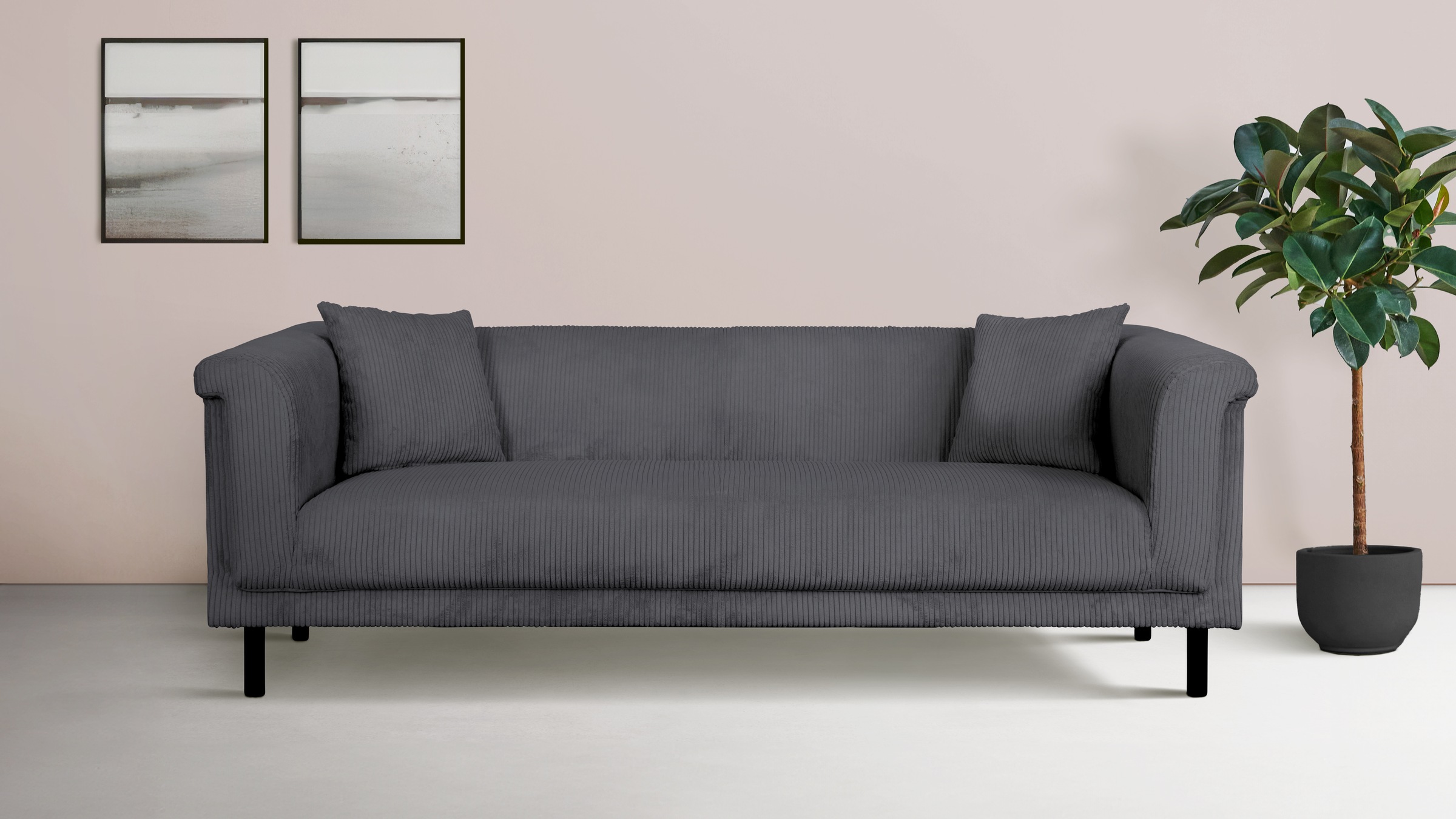 Image of Home affaire 2-Sitzer "AGNIA B/T/H: 180/85/71 cm" incl. Zierkissen, auch in Cord und Bouclé