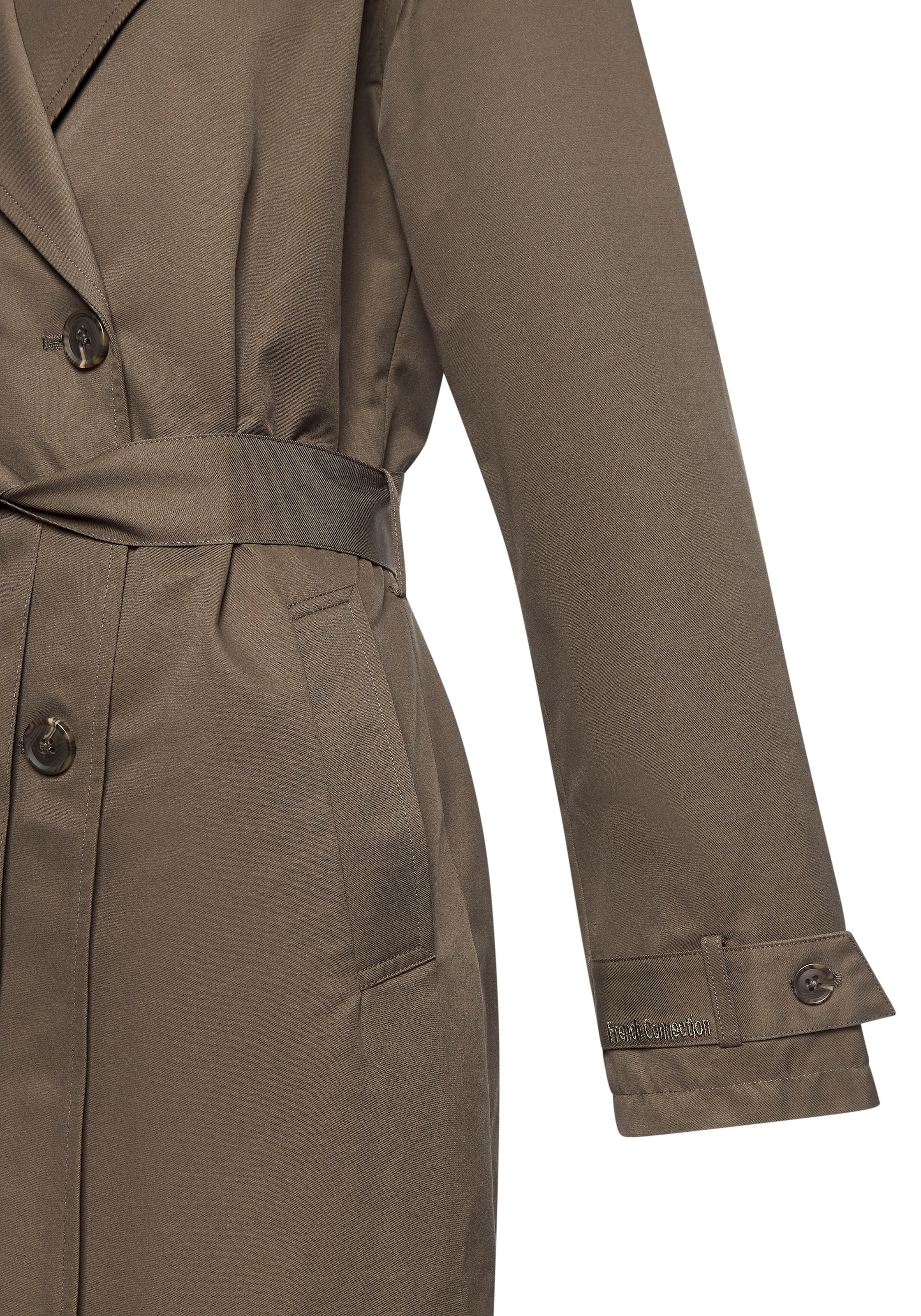 French Connection Trench-coat Trenchcoat im Blouson-Style
