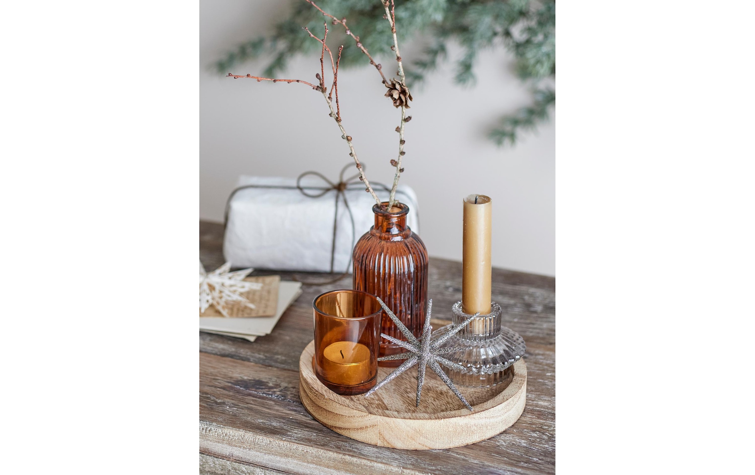 Bloomingville Weihnachtsfigur »Bloomingville Weihnachtsdeko Sanga 6-teilig«
