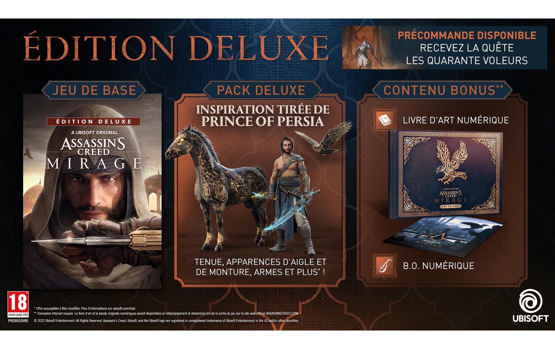 UBISOFT Spielesoftware »Assassin's Creed Mirage – Deluxe Edition«, PlayStation 4