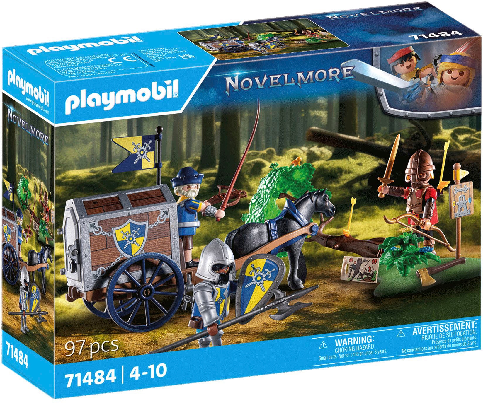 Konstruktions-Spielset »Überfall auf Transportwagen (71484), Novelmore«, (97 St.),...