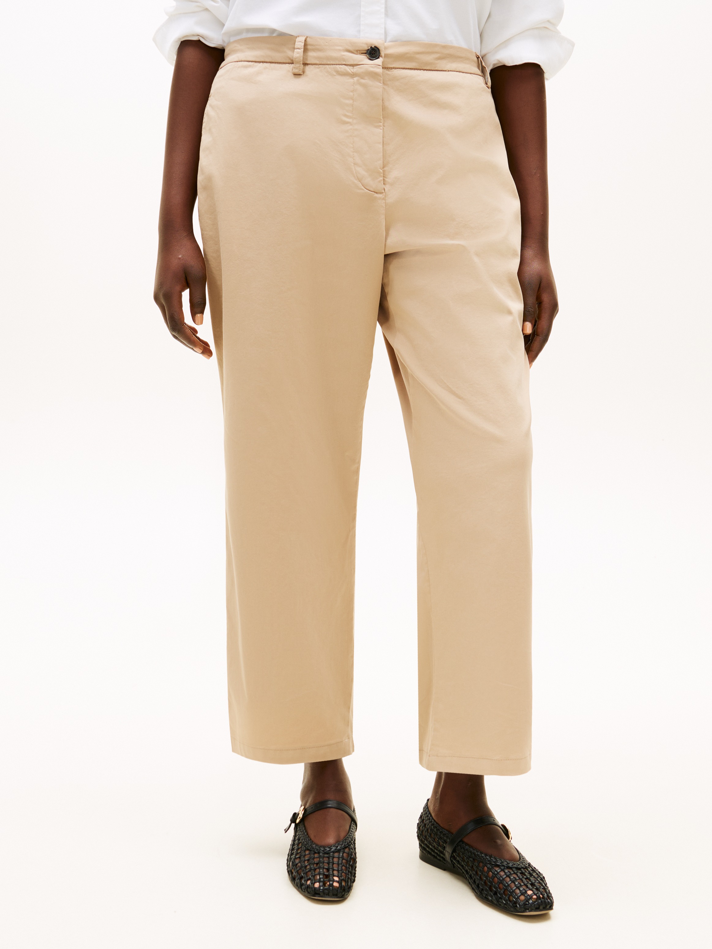 Image of Tommy Hilfiger Curve Chinohose "CRV CO GMD SLIM STRAIGHT CHINO" in grossen Grössen