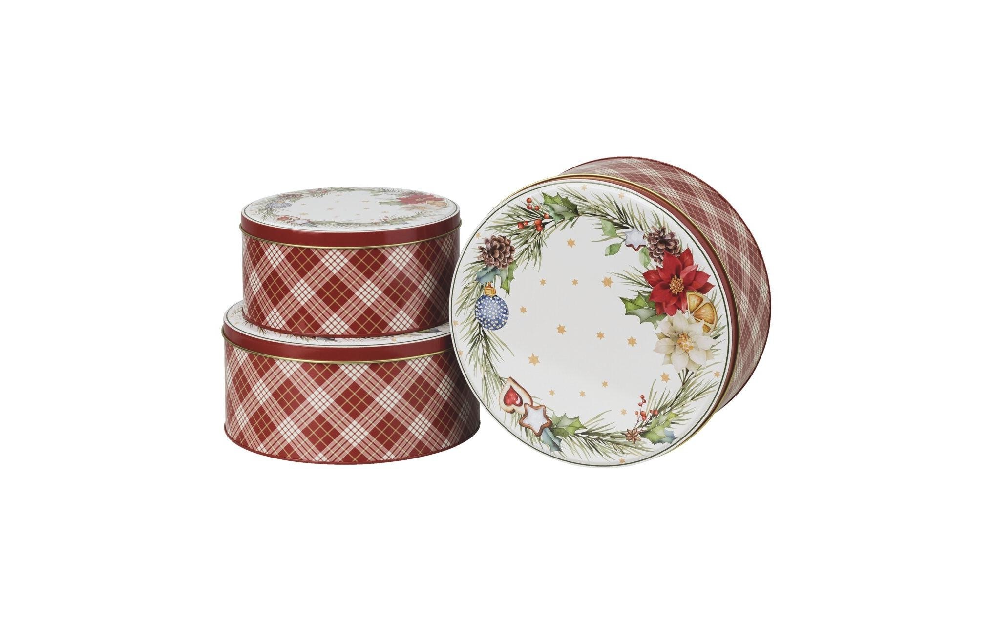 Image of Hutschenreuther Keksdose "Gebäckdosen-Set 3-teilig, Metall"